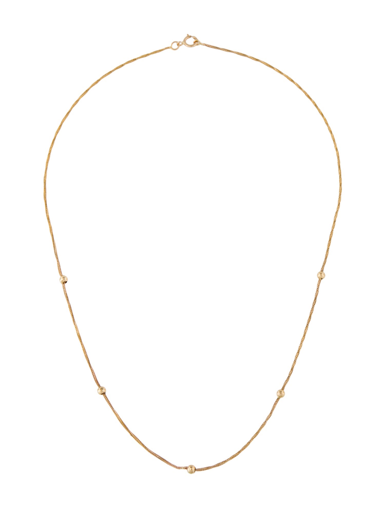 Necklace 14K Ball Franco Chain