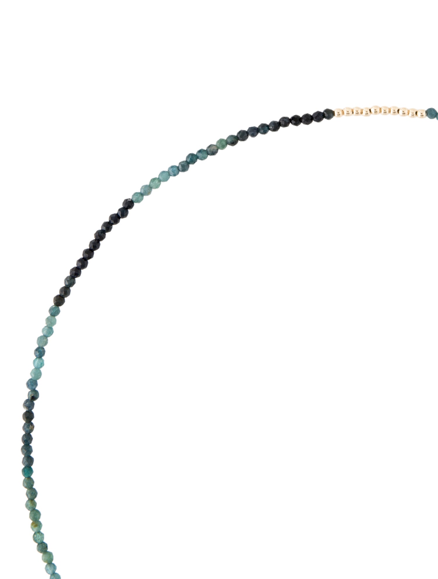 Necklace 14K Tourmaline Beaded Necklace
