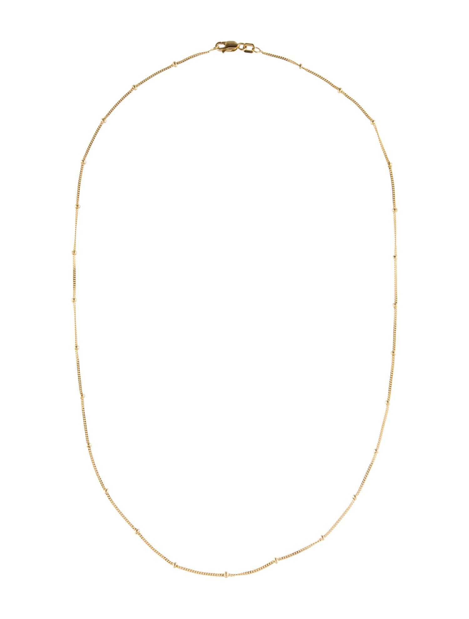 Necklace 14K Bead Station