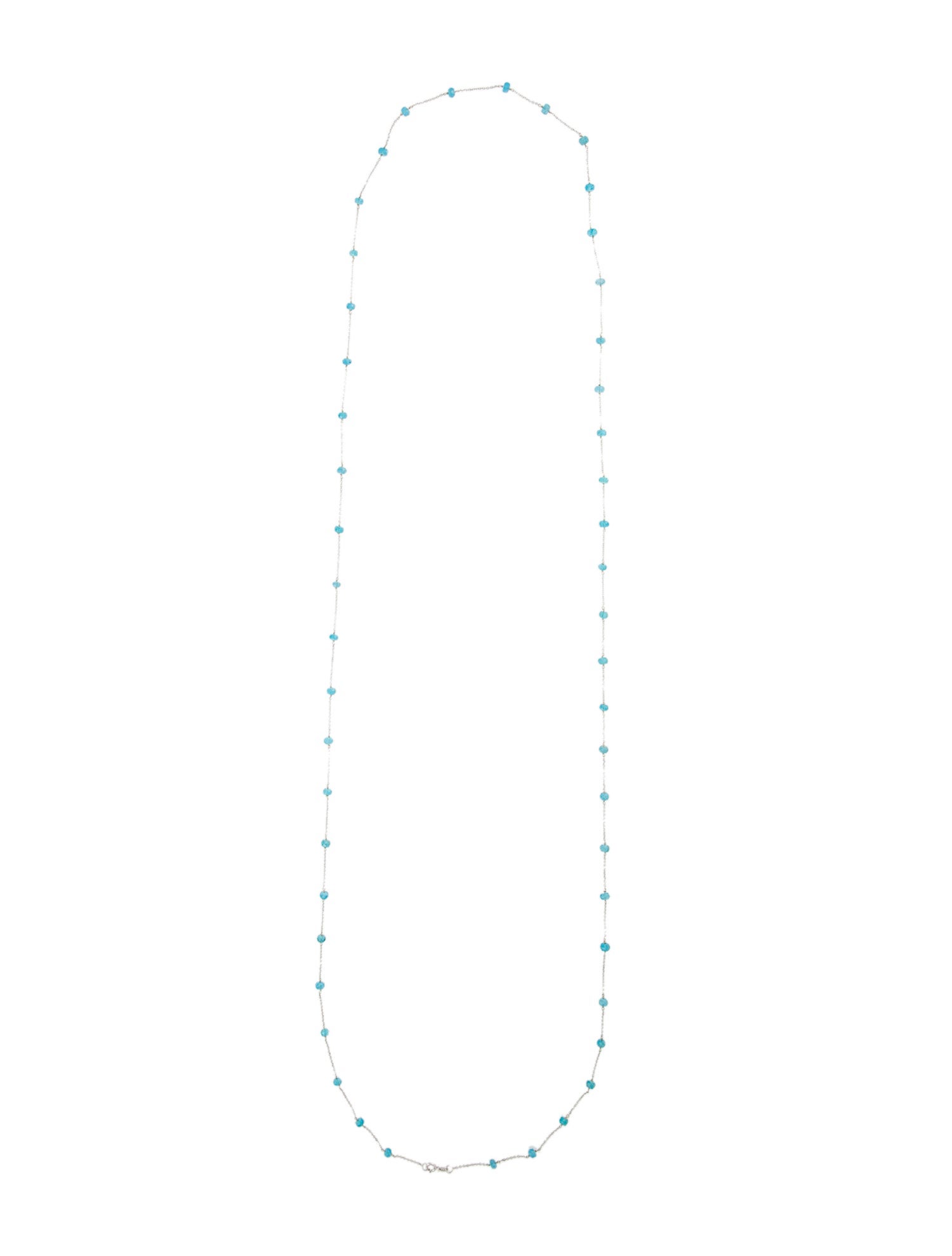 Necklace 14K Apatite Station