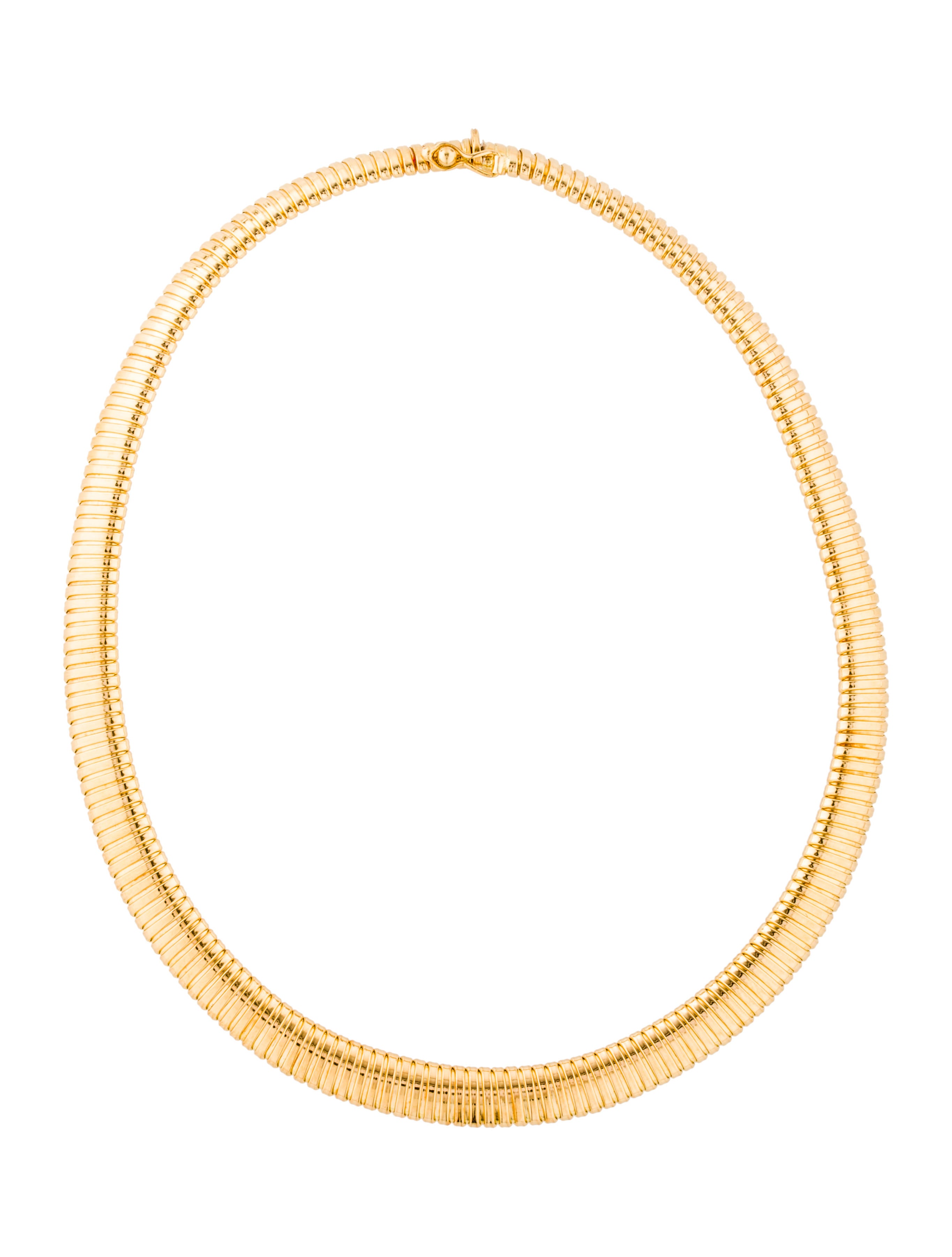 Necklace 18K Omega Chain Necklace