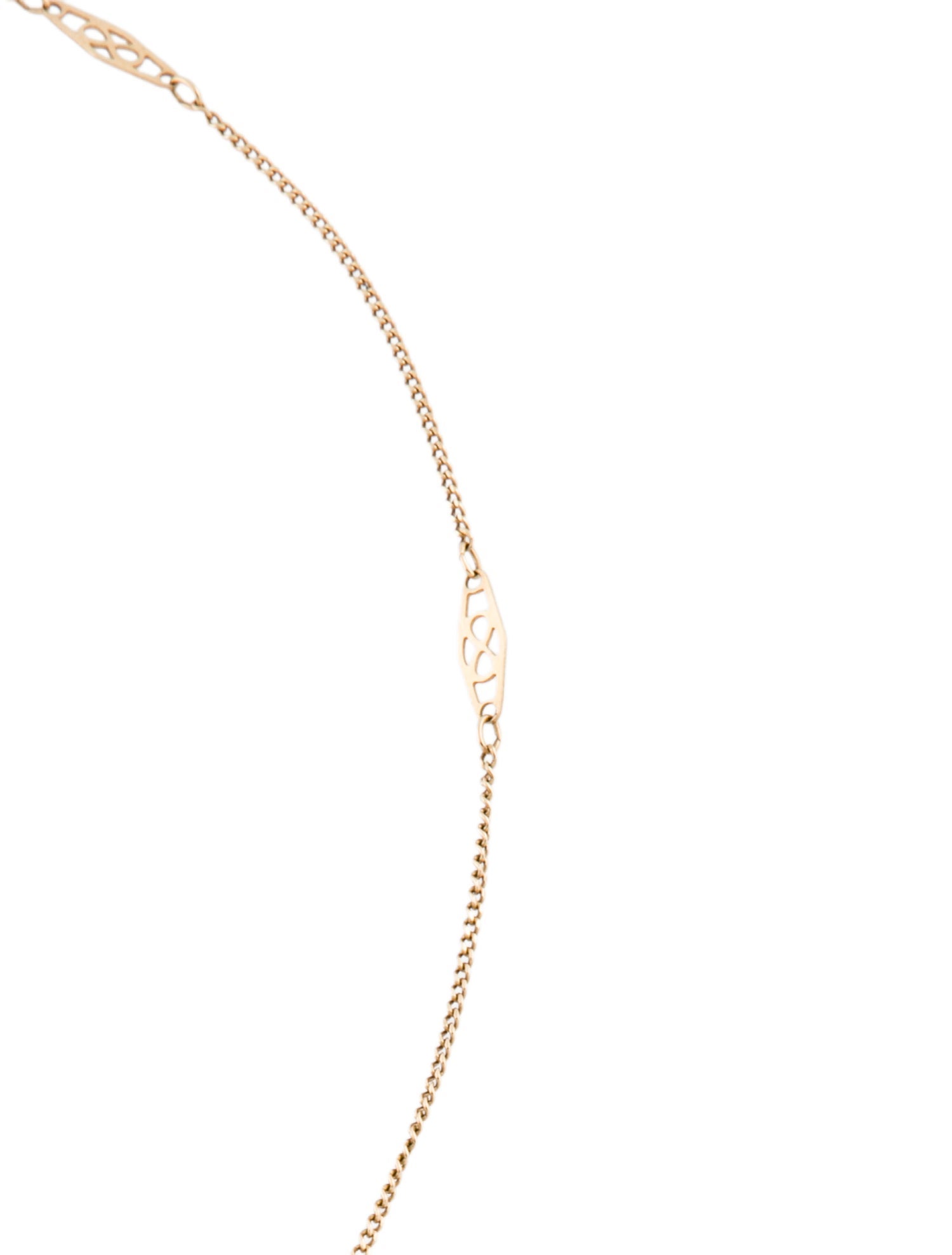 Necklace 14K Infinity Station Choker