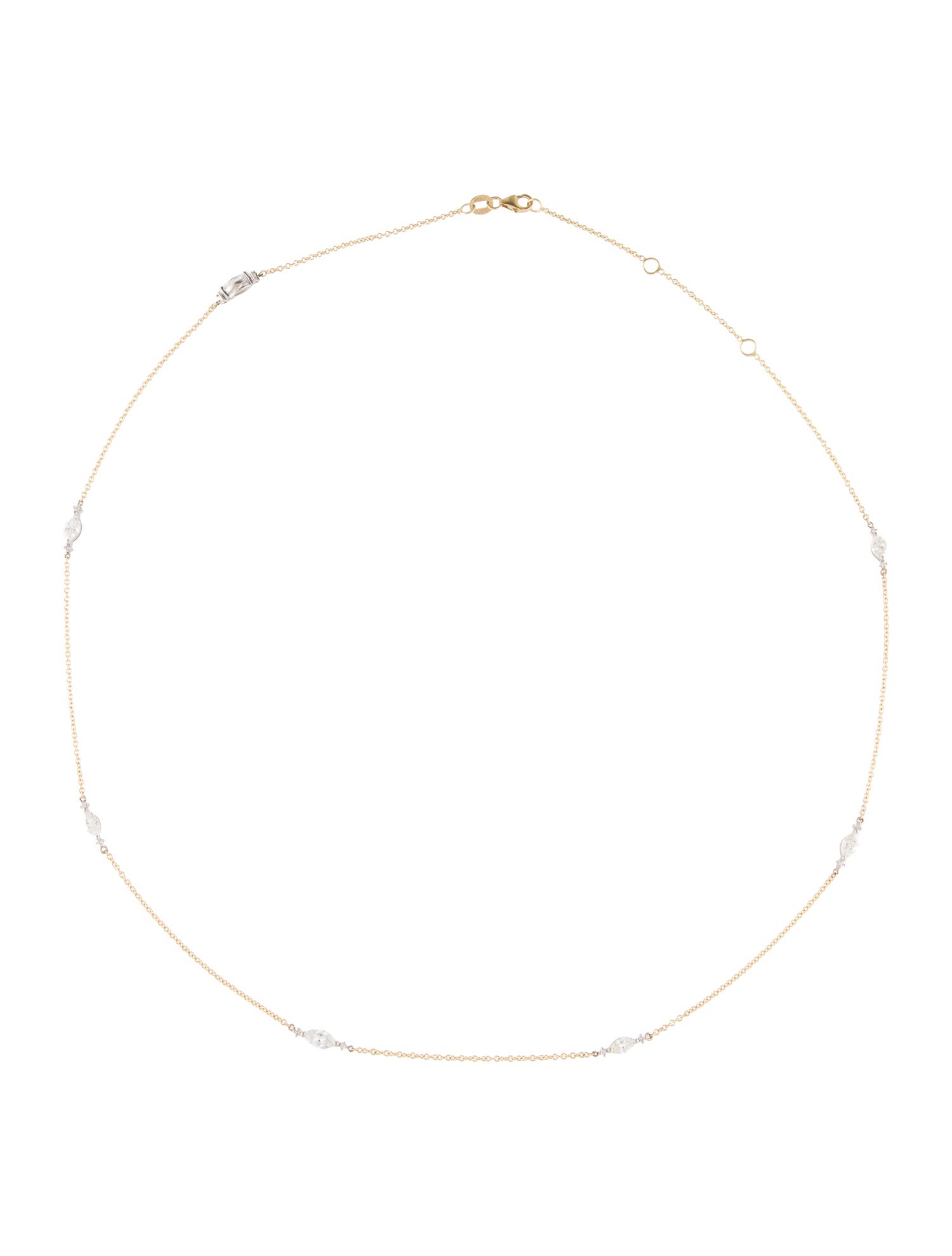 Necklace 1.75ctw Diamond 7-Station