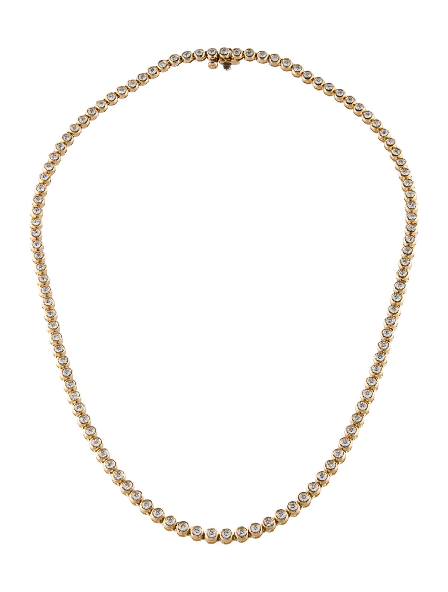 Necklace 14K 3.85ctw Lab-Grown Diamond Tennis