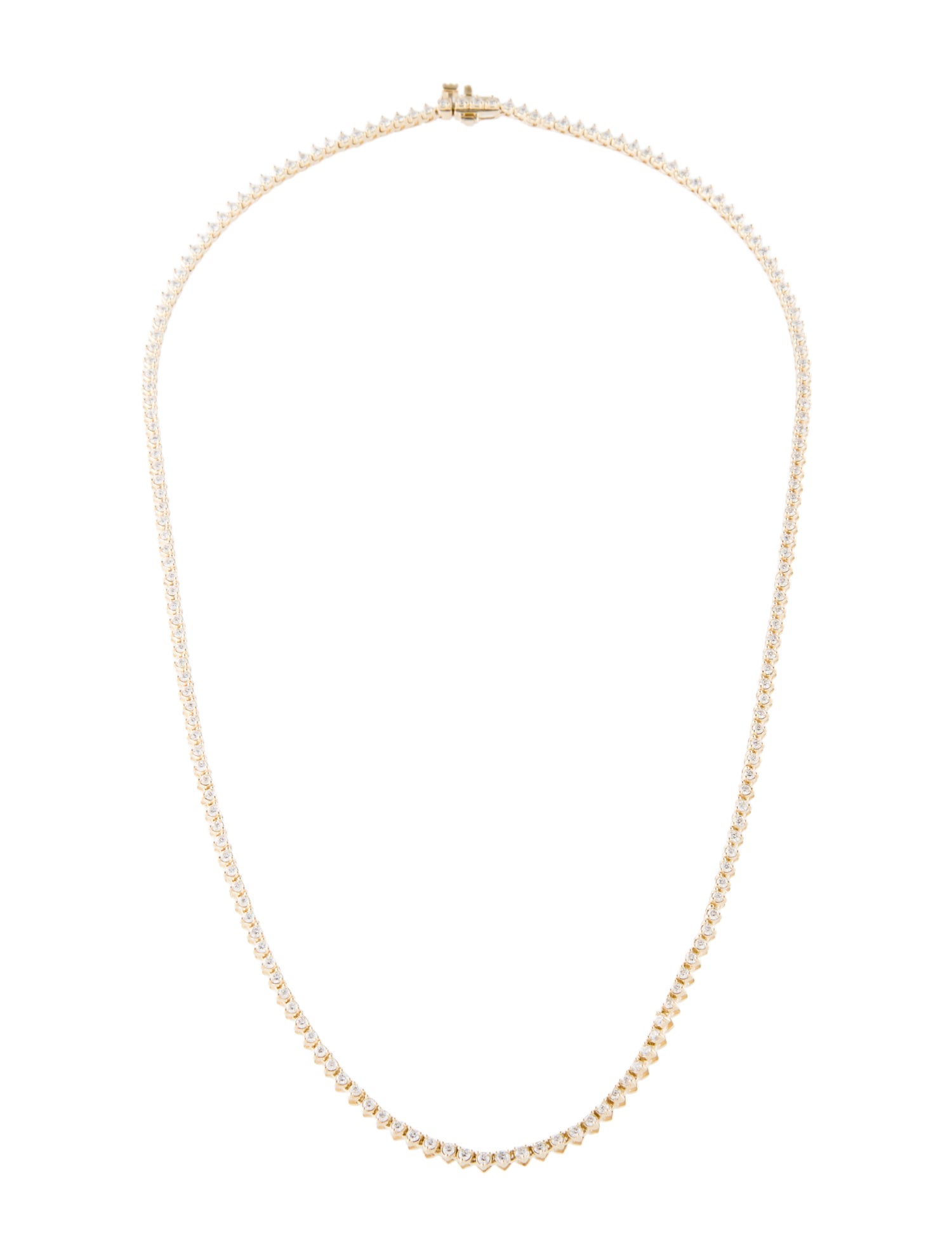 Necklace 14K 3.00ctw Lab-Grown Diamond Tennis Necklace