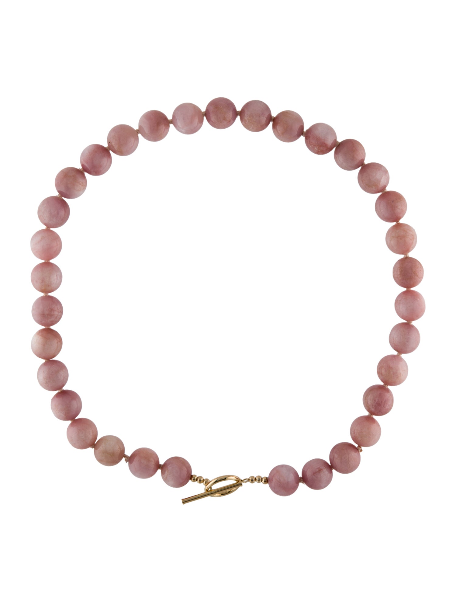 Necklace 14K Kunzite Bead Strand