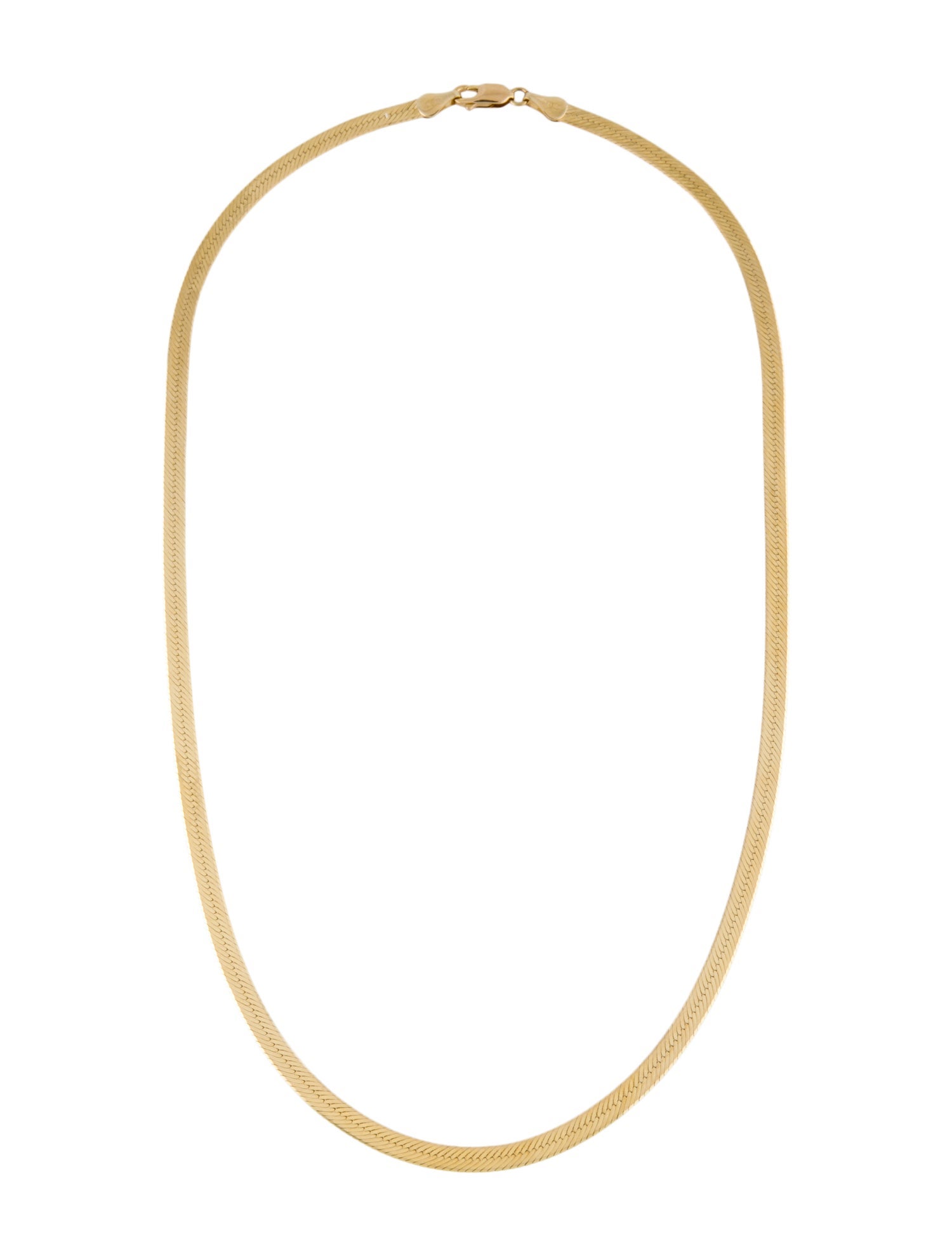 Necklace 14K Herringbone Chain