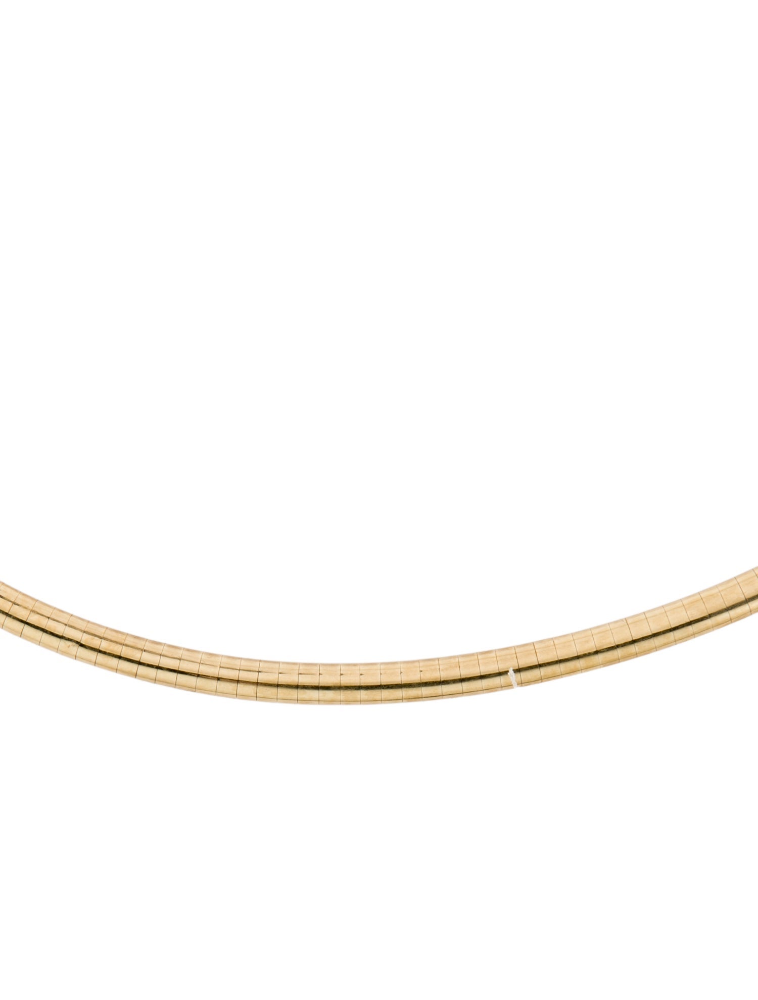 Necklace 14K Omega Collar