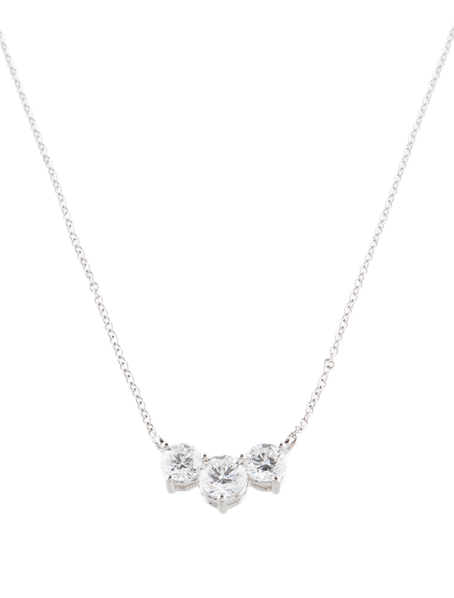 Necklace 14K 1.25ctw Lab-Grown Diamond Pendant Necklace