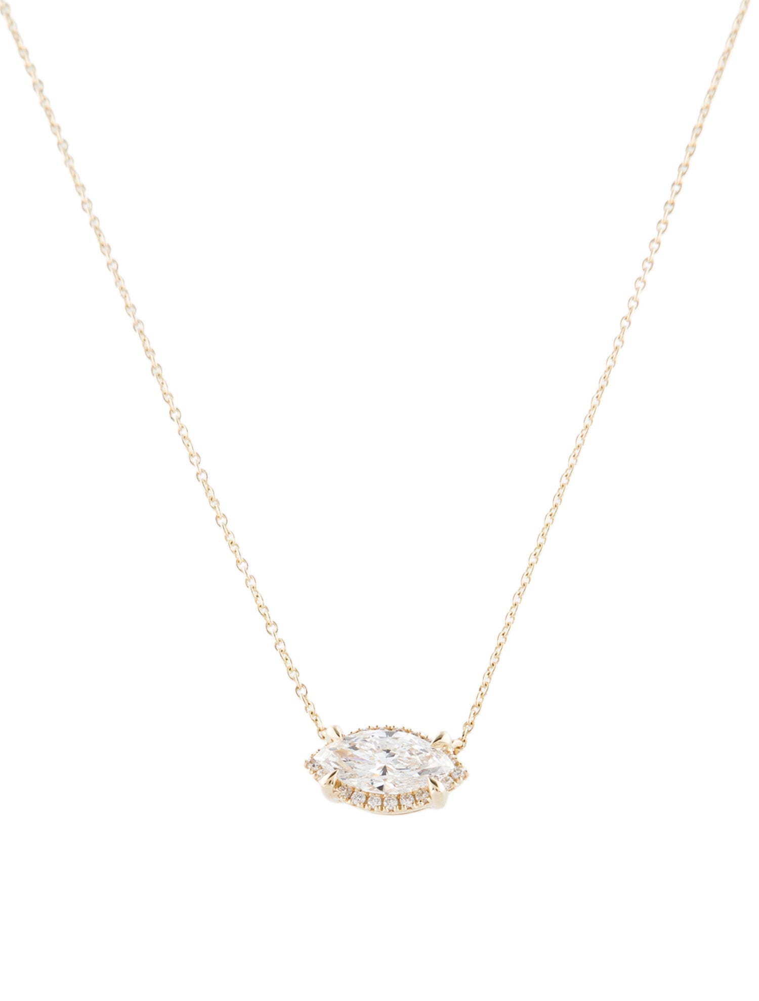 Necklace 14K Diamond Pendant