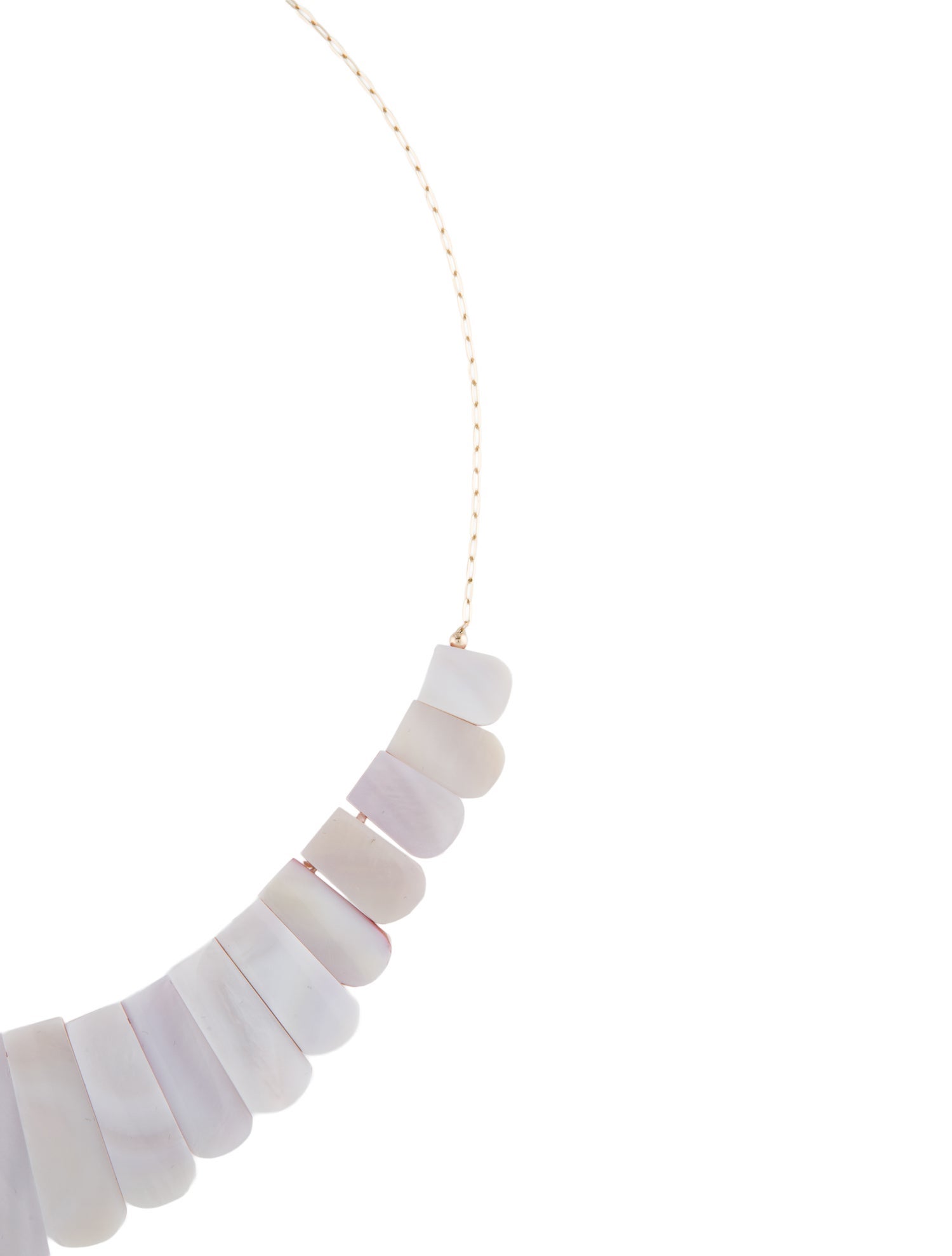 Necklace 14K Mother of Pearl Collar