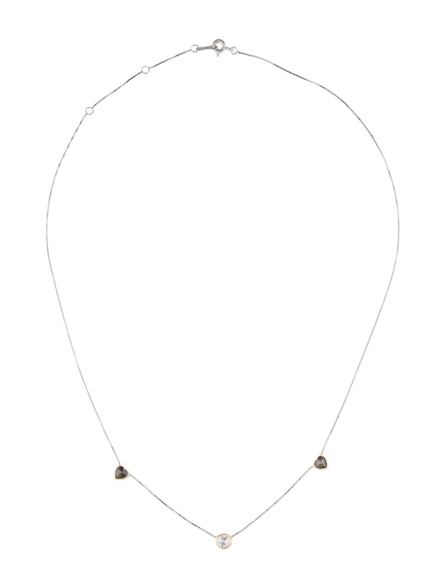 Necklace 1.13ctw Lab-Grown Diamond Station