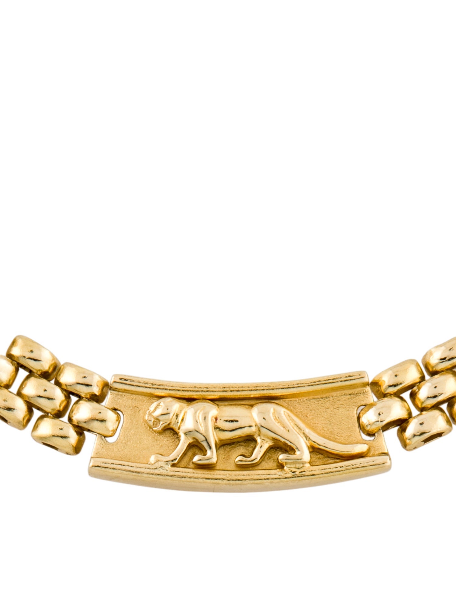 Necklace 18K Panther Station Collar