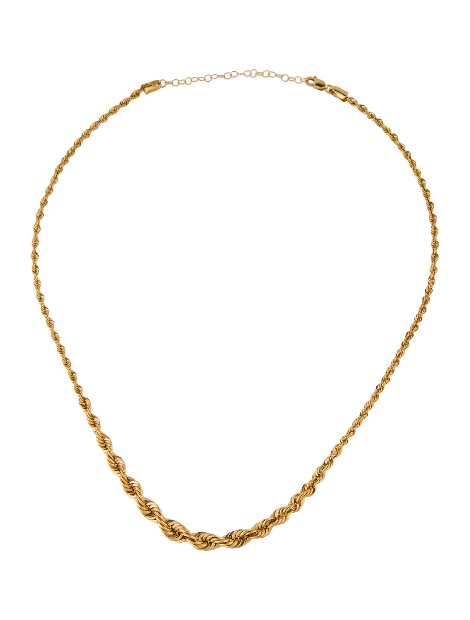 Necklace 14K Graduated Chain