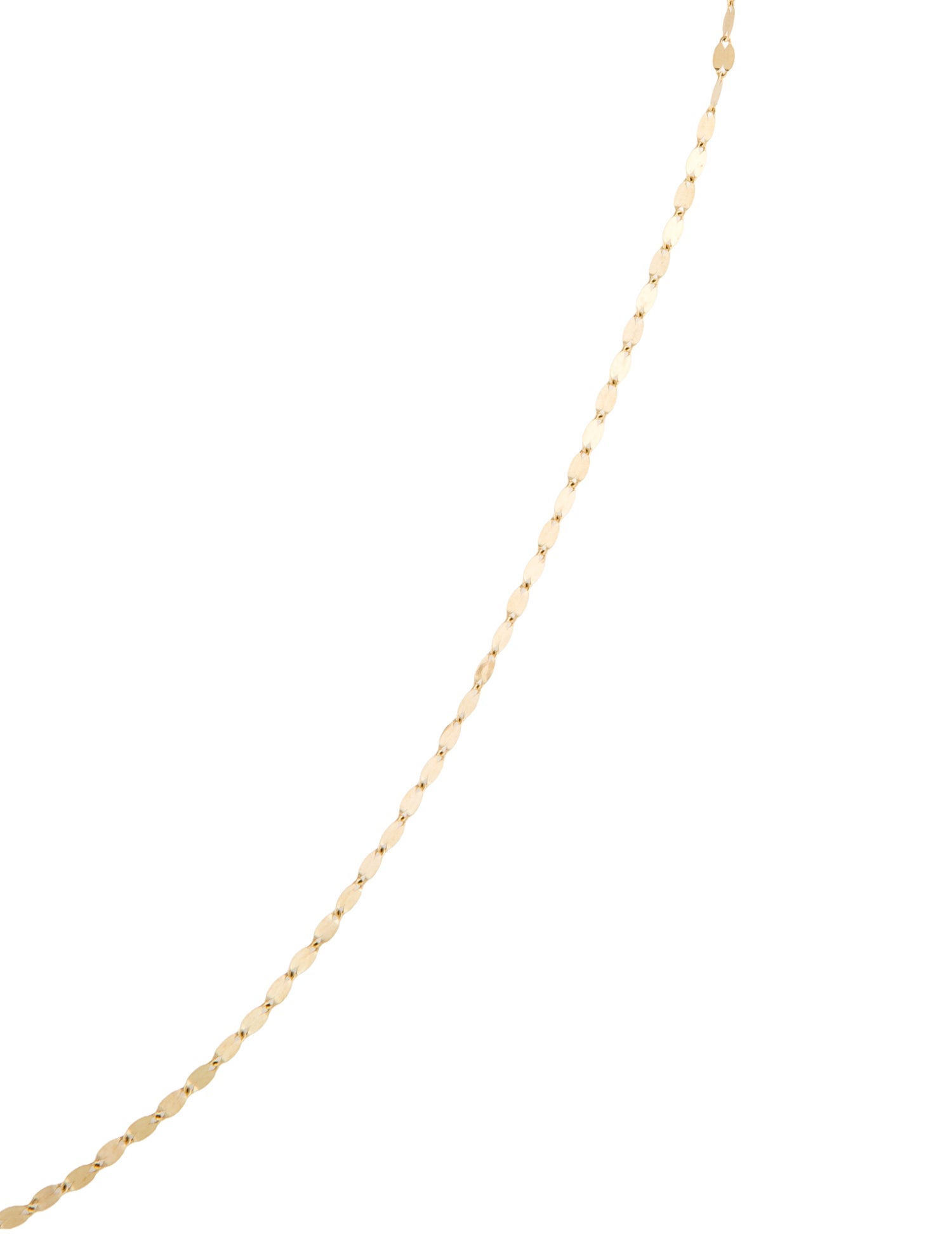 Necklace 18K Mirror Link Chain Necklace