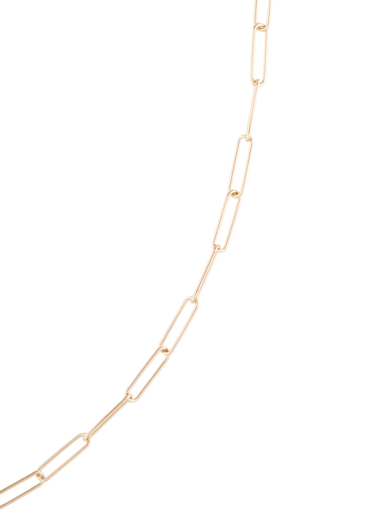Necklace 14K Paperclip Chain Necklace