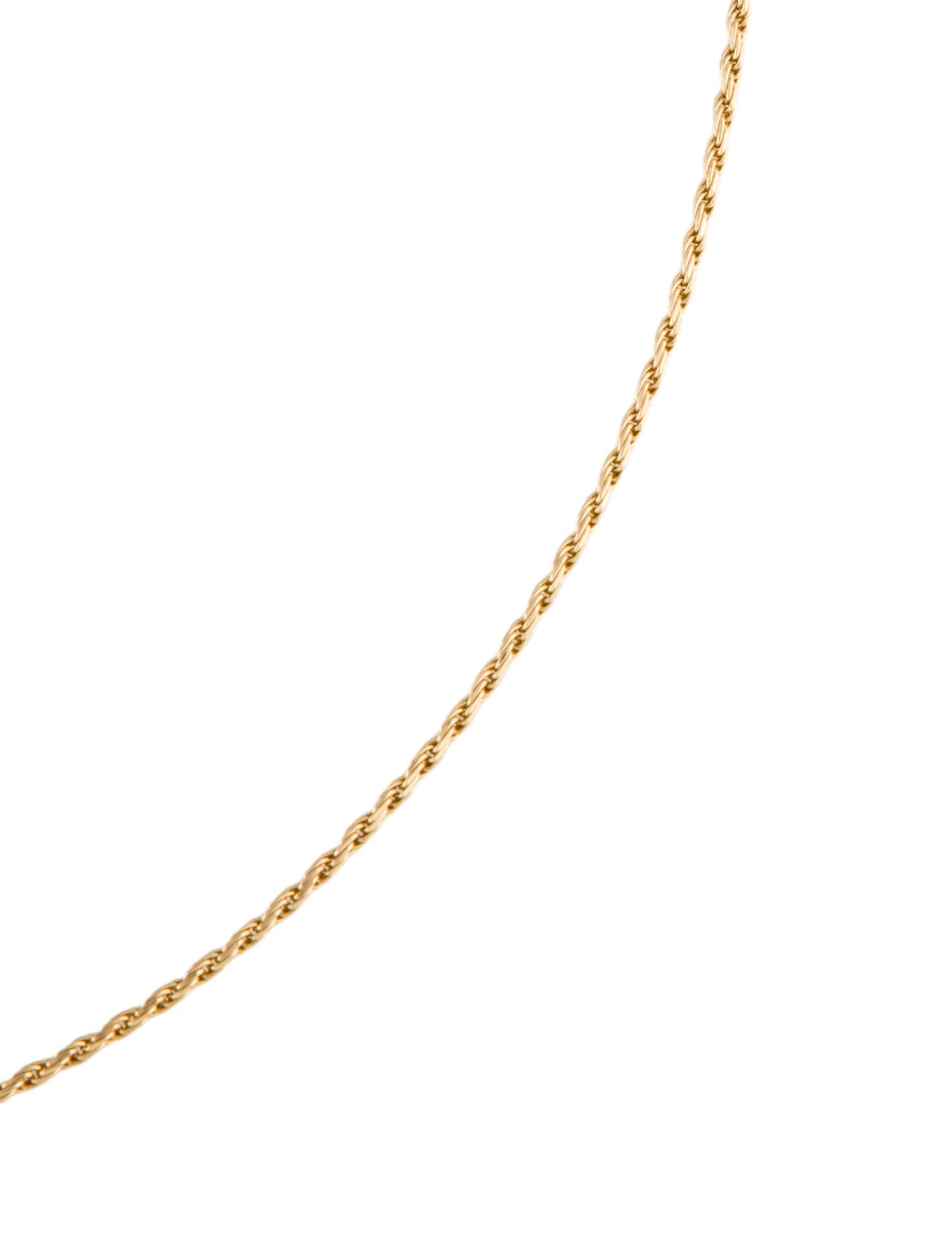 Necklace 14K Rope Chain Necklace