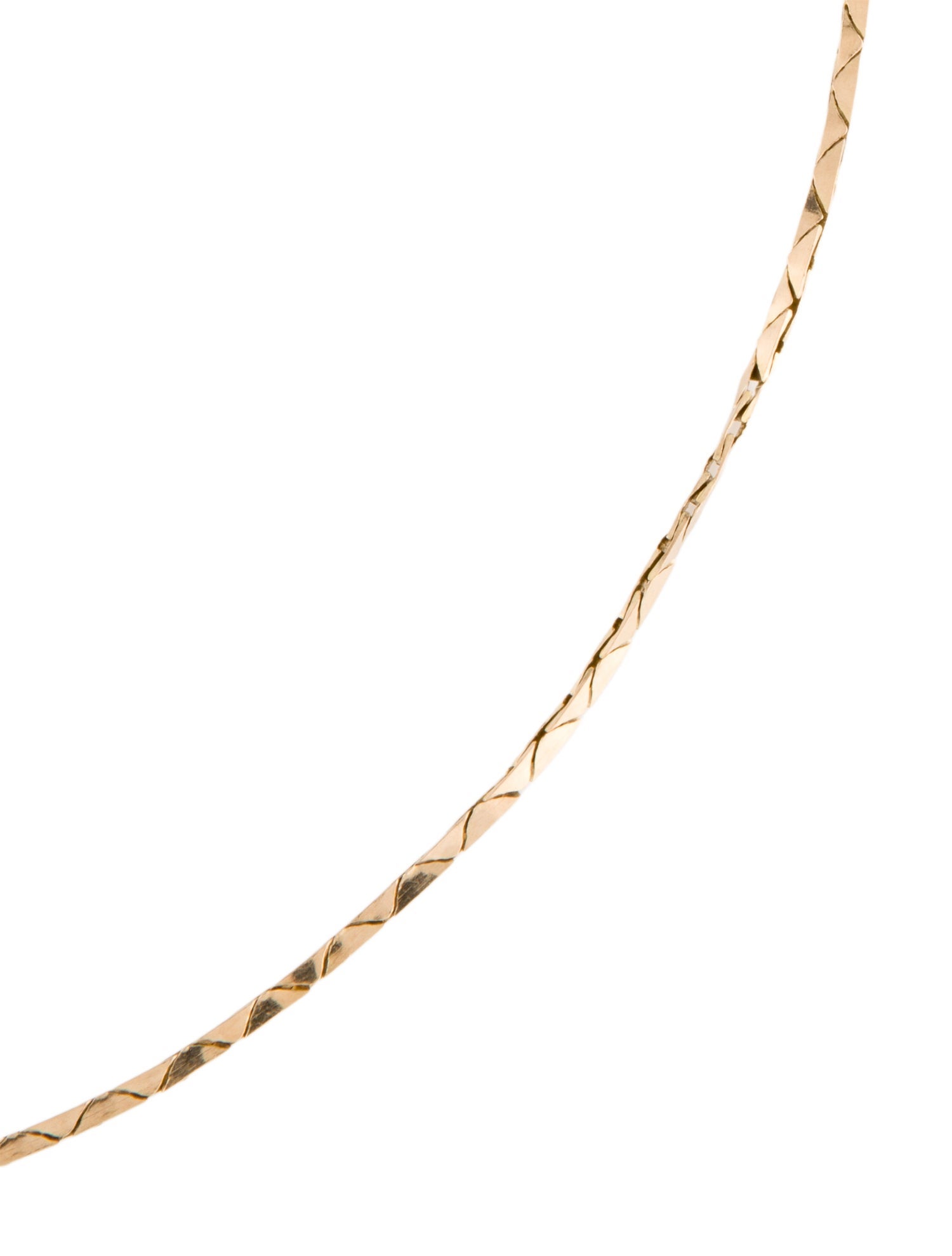 Necklace 14K Cobra Link Chain