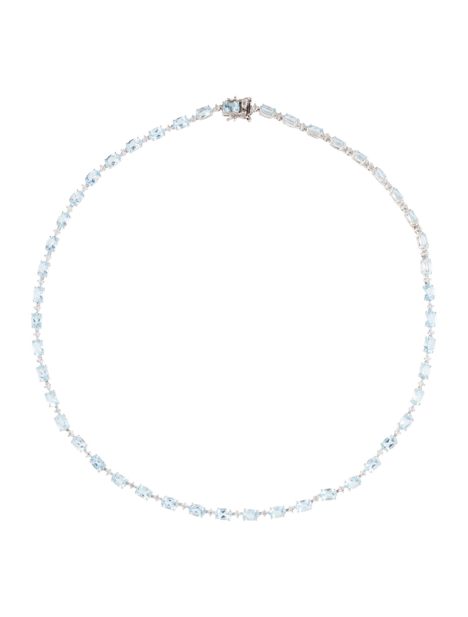Necklace Topaz Tennis Necklace w/ Tags