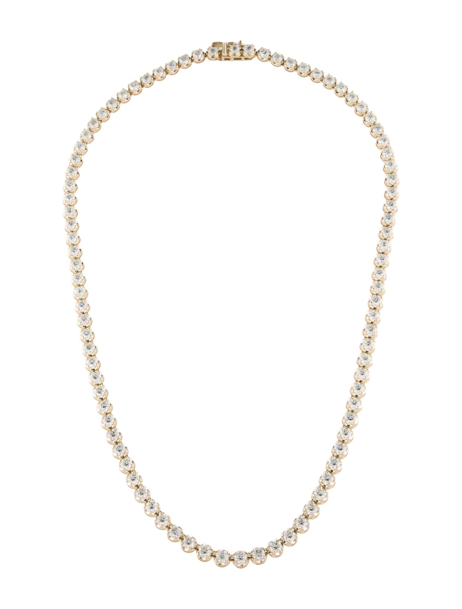 Necklace 14K 15.00ctw Diamond Tennis