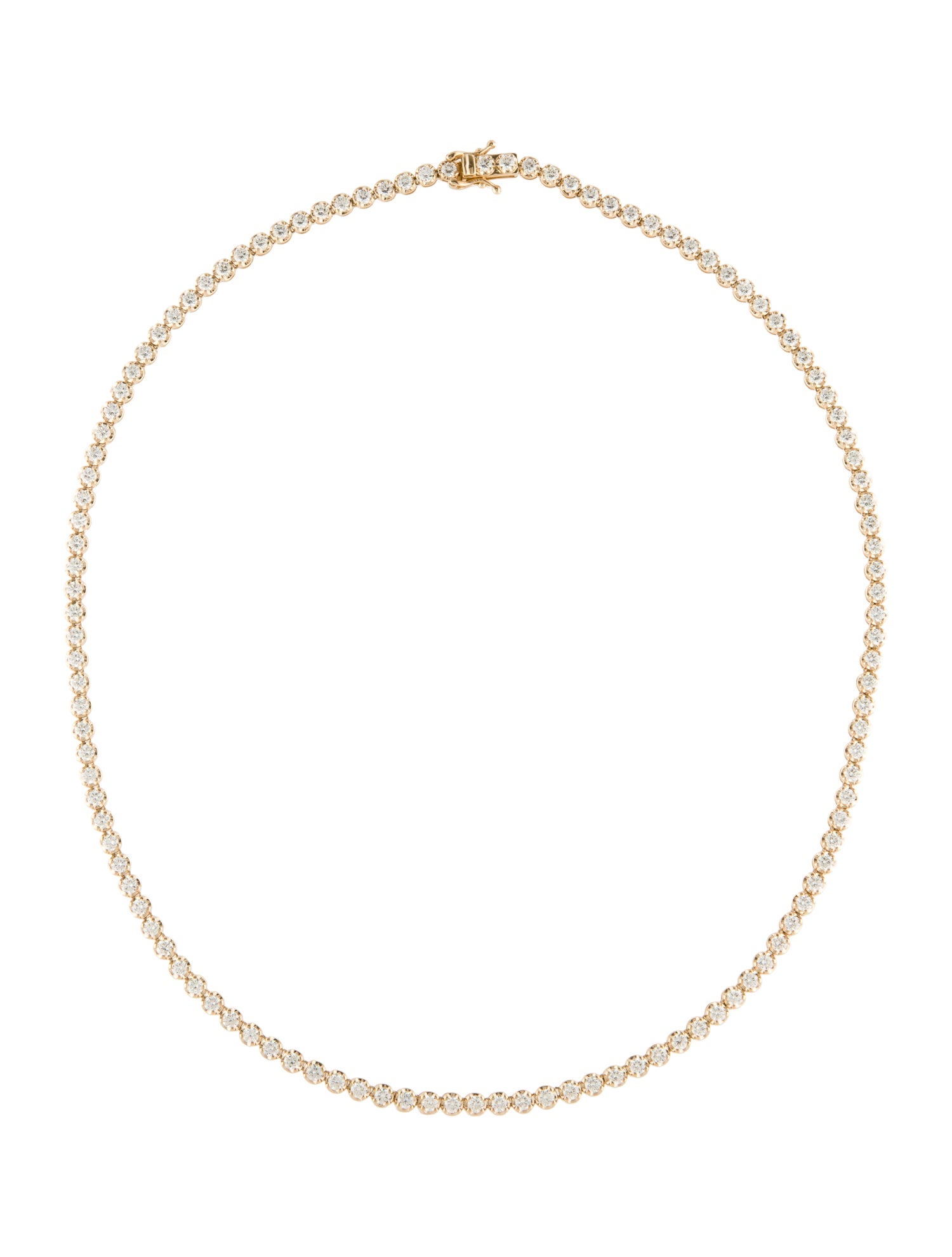 Necklace 14K 7.75ctw Tennis