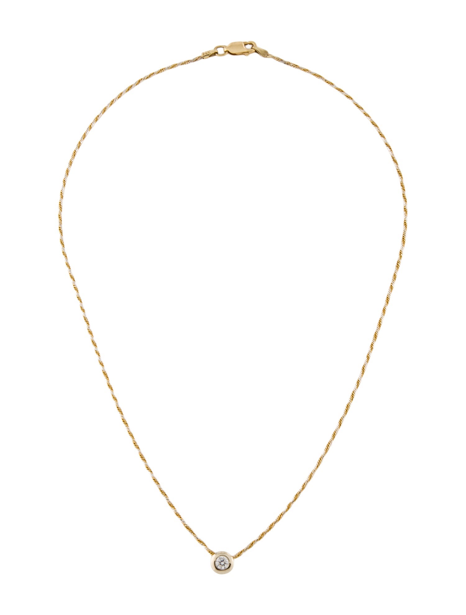 Necklace 14K Diamond Pendant