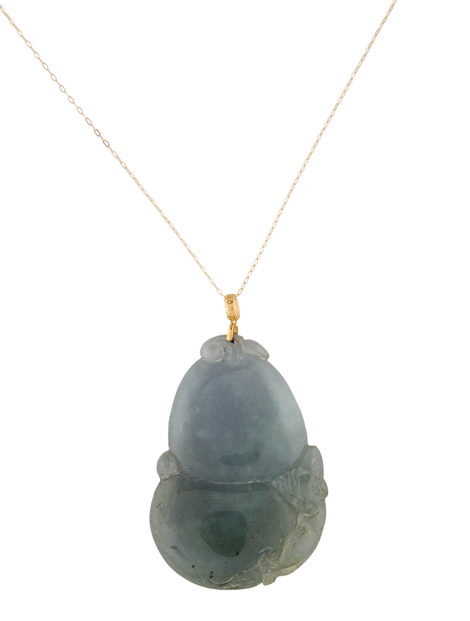 Necklace 18K Jadeite Pendant