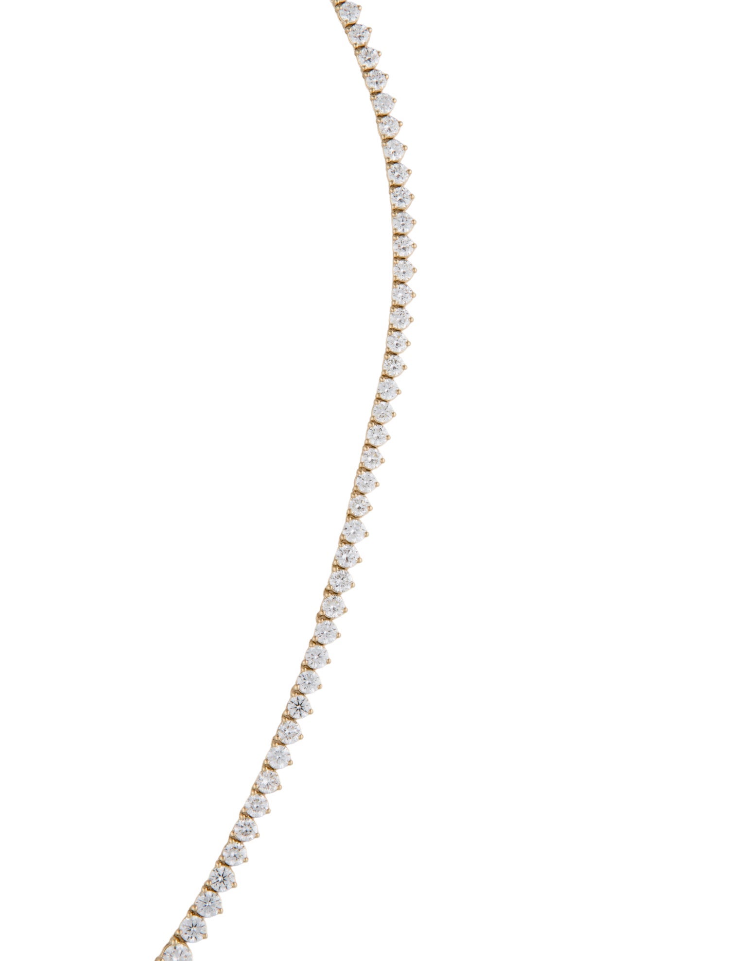 Necklace 14K 14.00ctw Graduated Lab-Grown Diamond Tennis