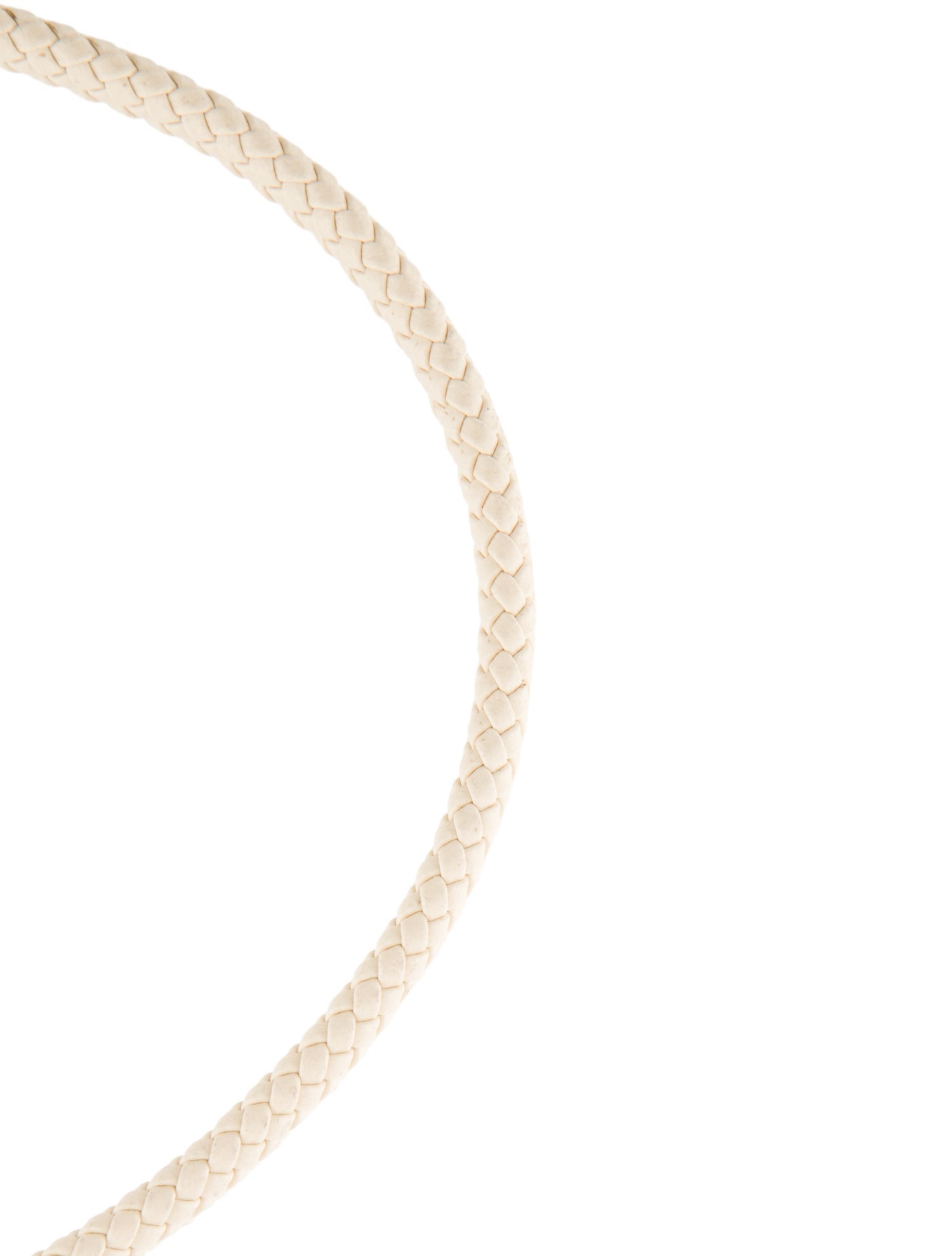 Necklace 18K Diamond & Leather Choker