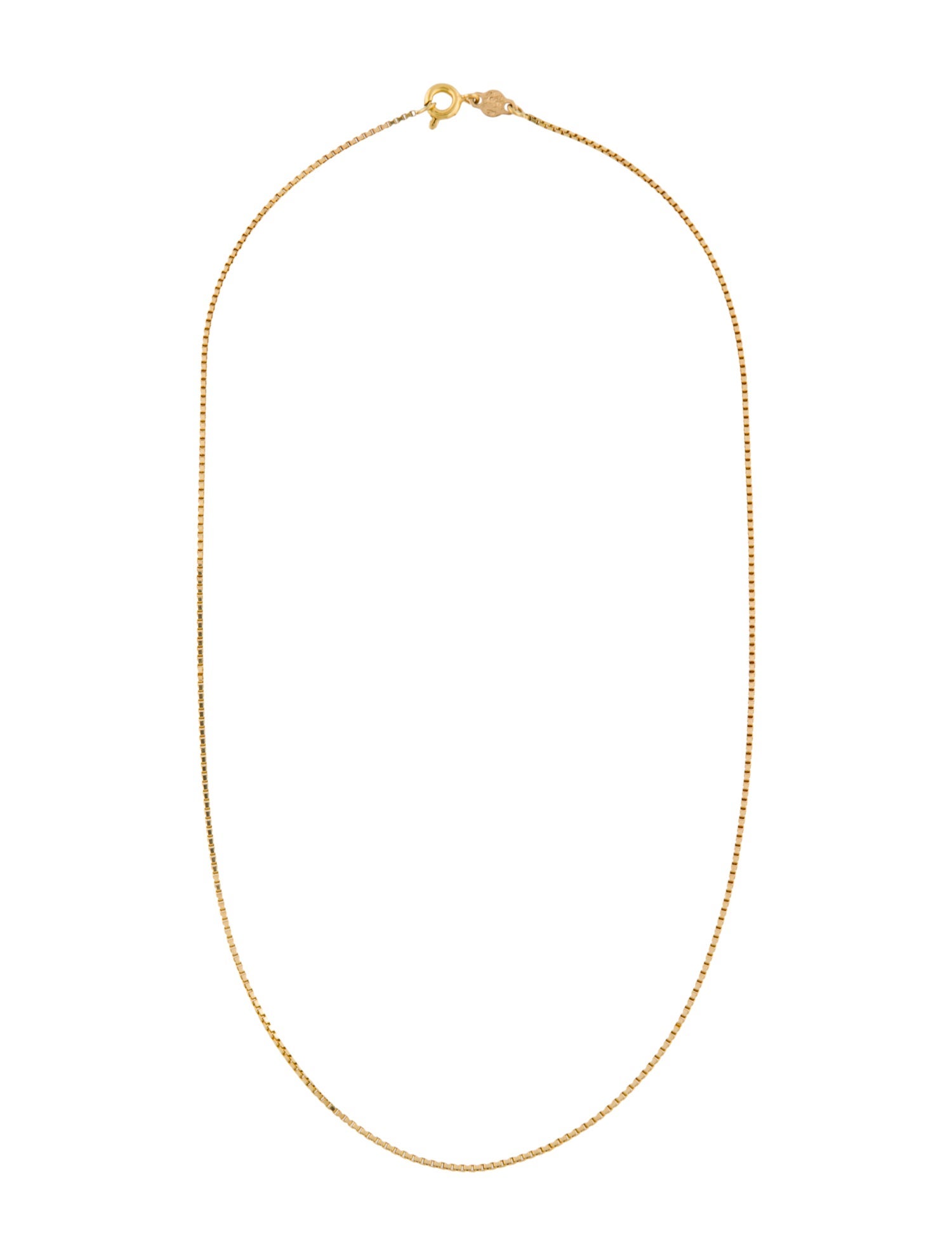 Necklace 18K Box Chain