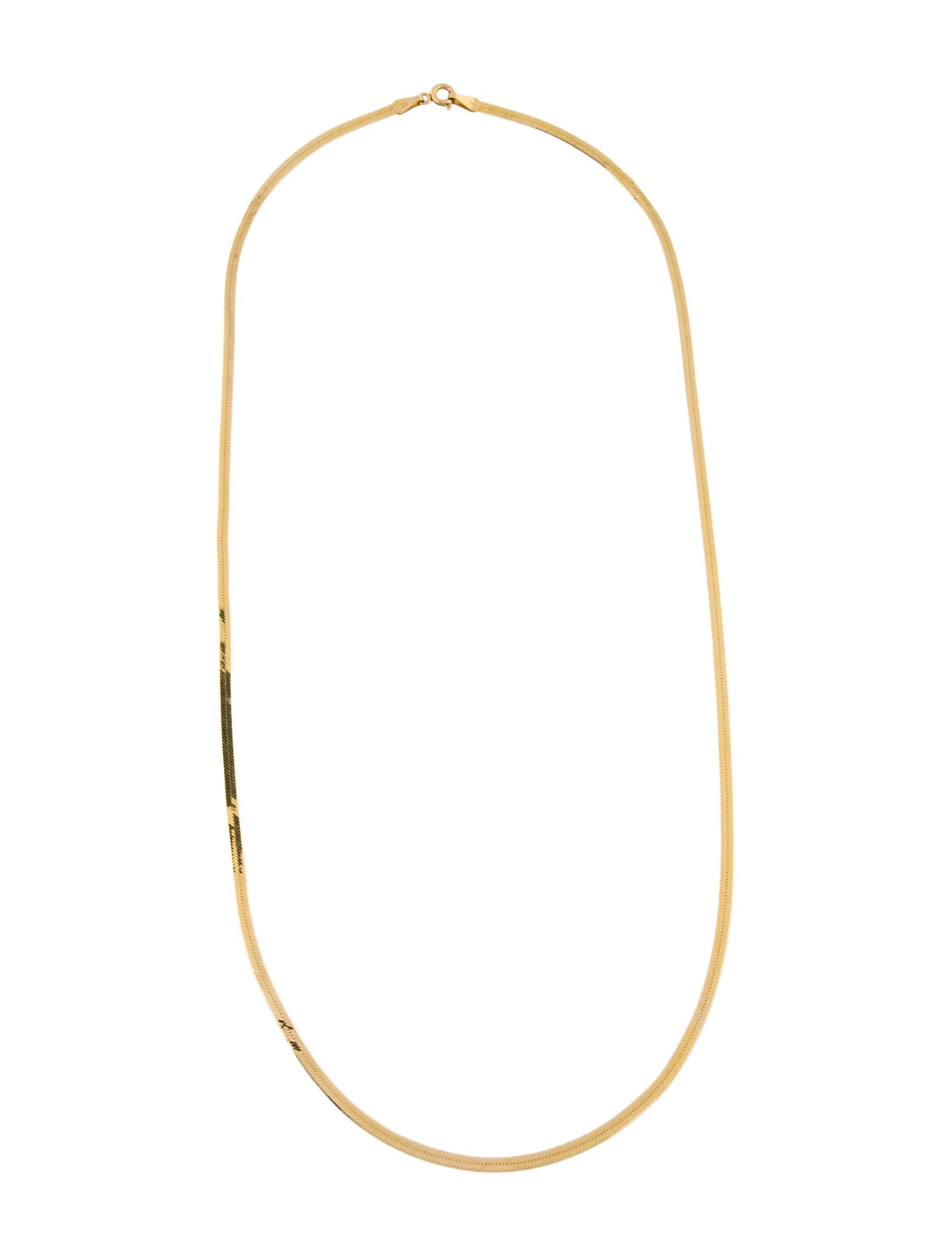 Necklace 14K Herringbone Chain