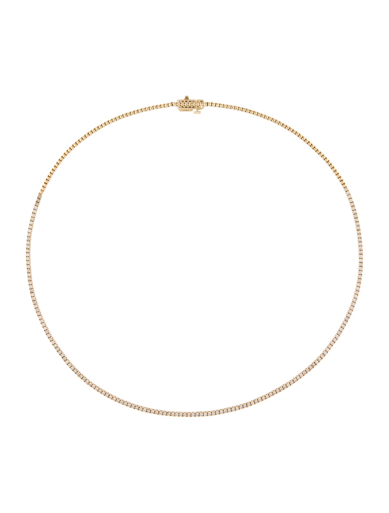 Necklace 14K 1.60ctw Diamond Tennis