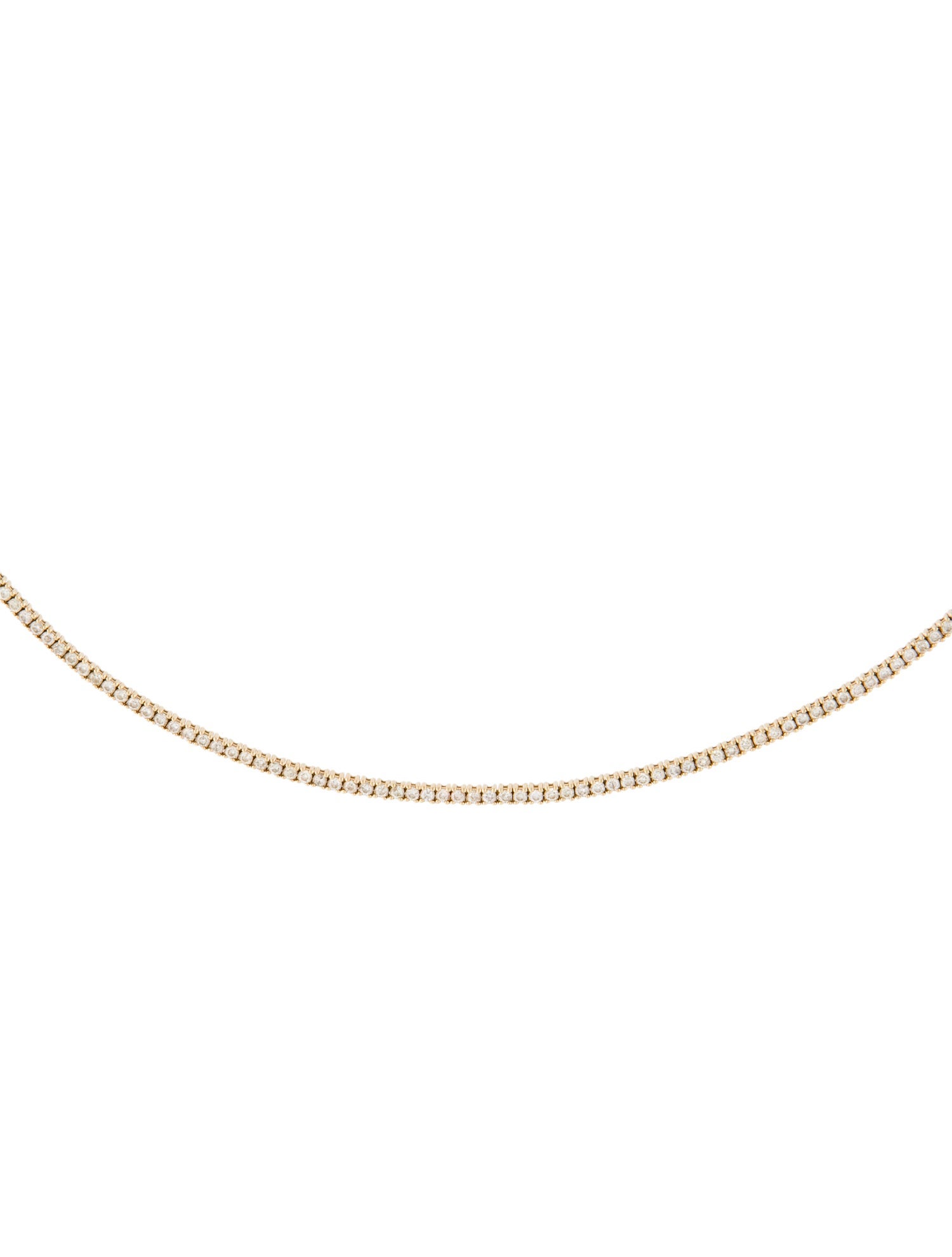 Necklace 14K 1.60ctw Diamond Tennis