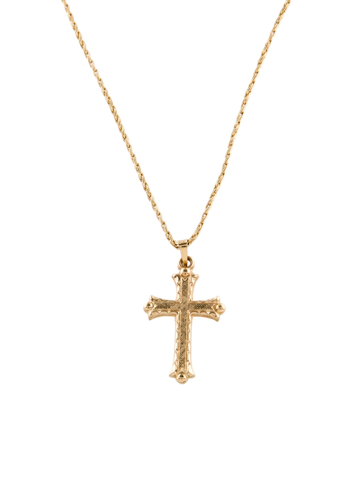 Necklace 14K Cross Pendant