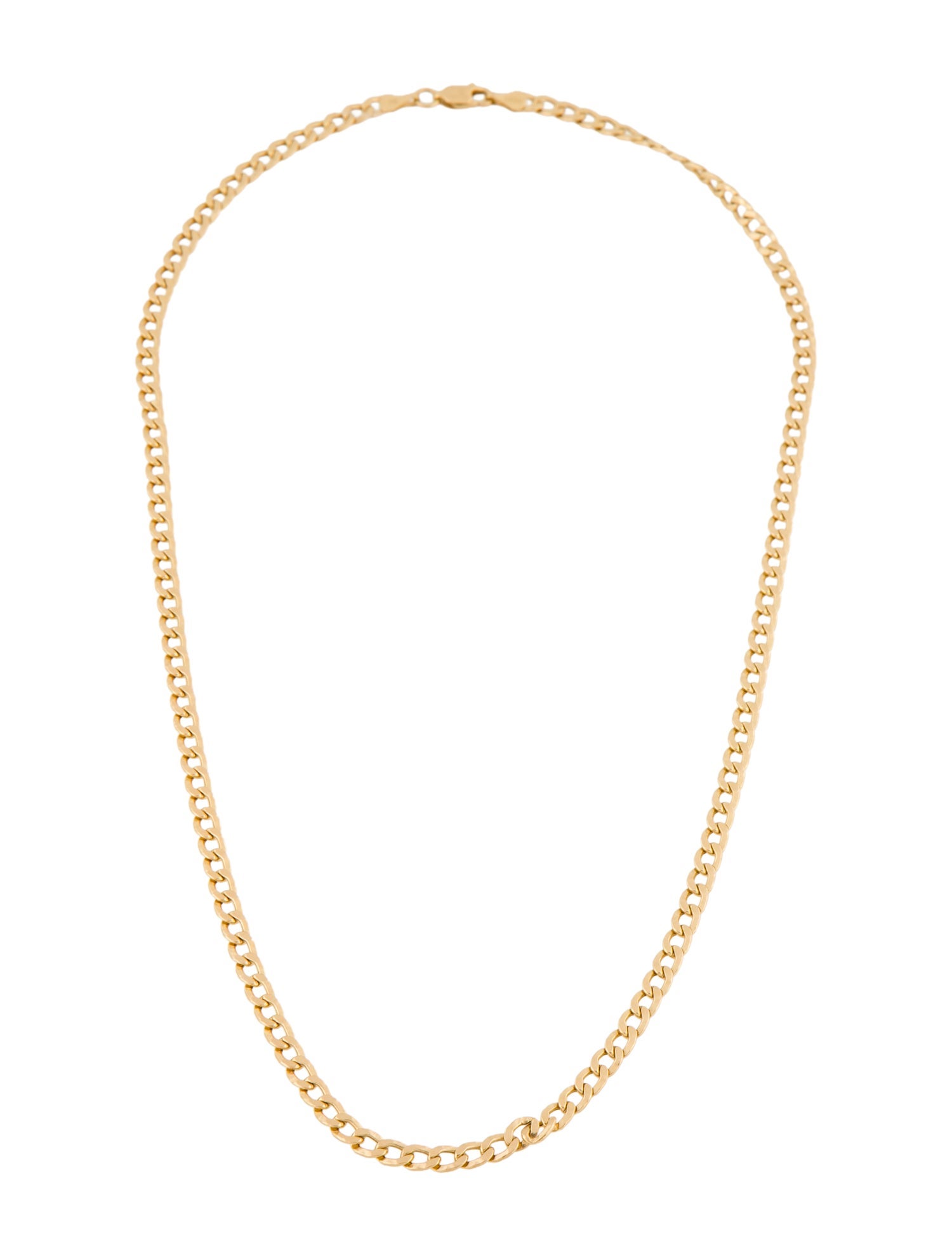 Necklace 14K Curb Chain Link