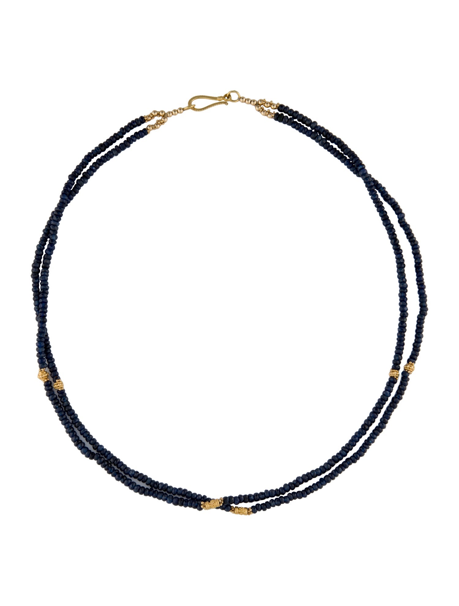 Necklace Sapphire Multistrand