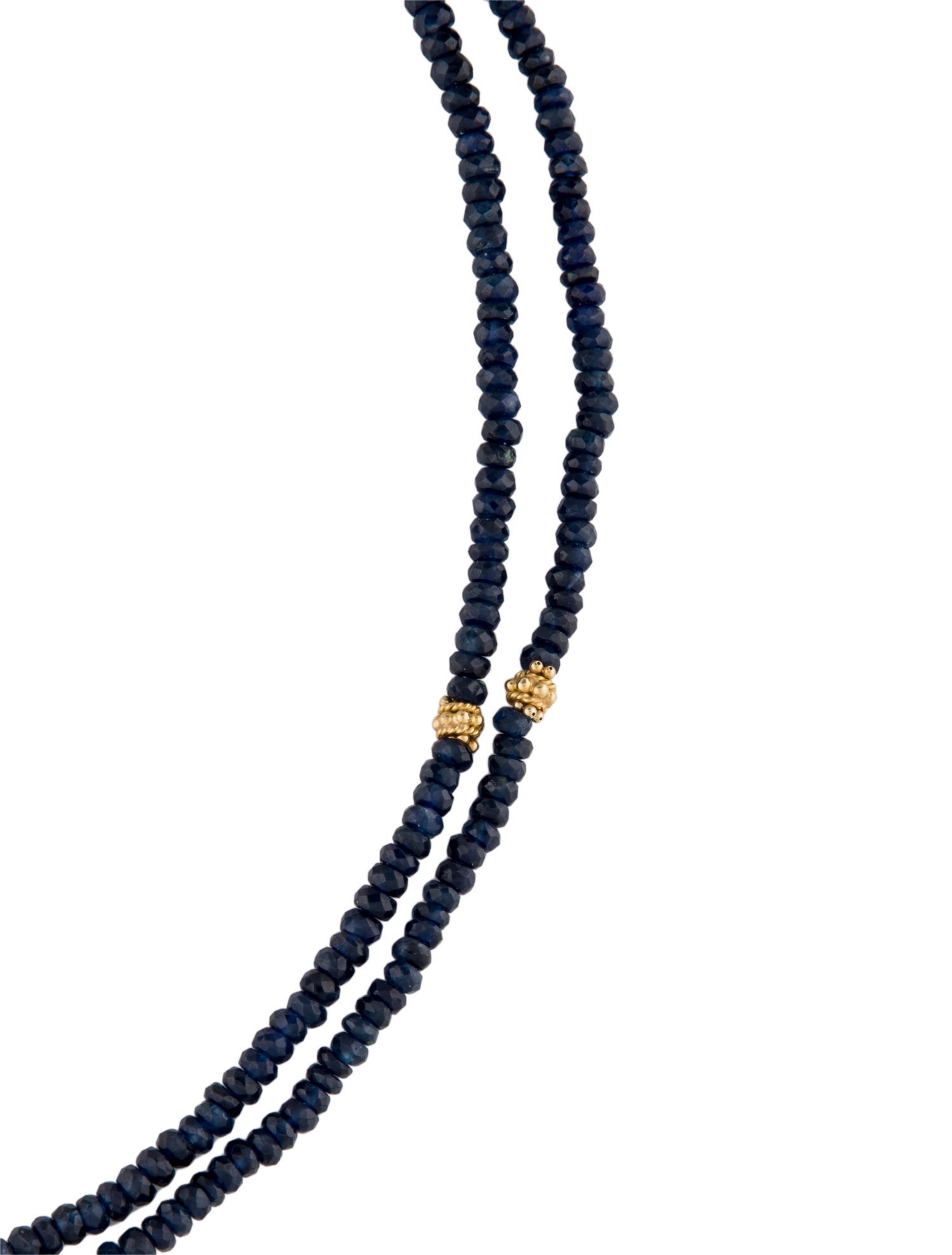 Necklace Sapphire Multistrand
