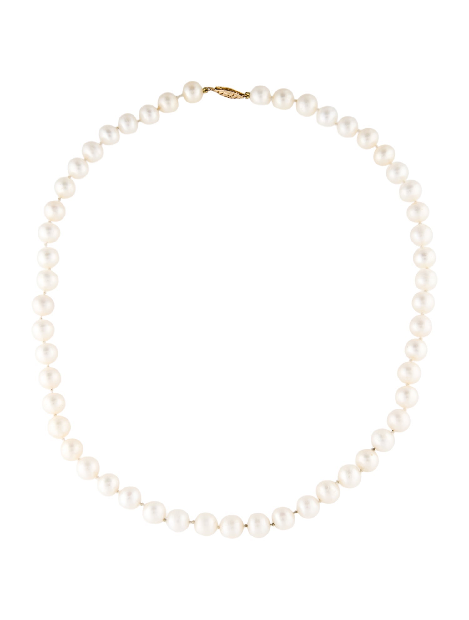 Necklace 14K Pearl Strand Necklace