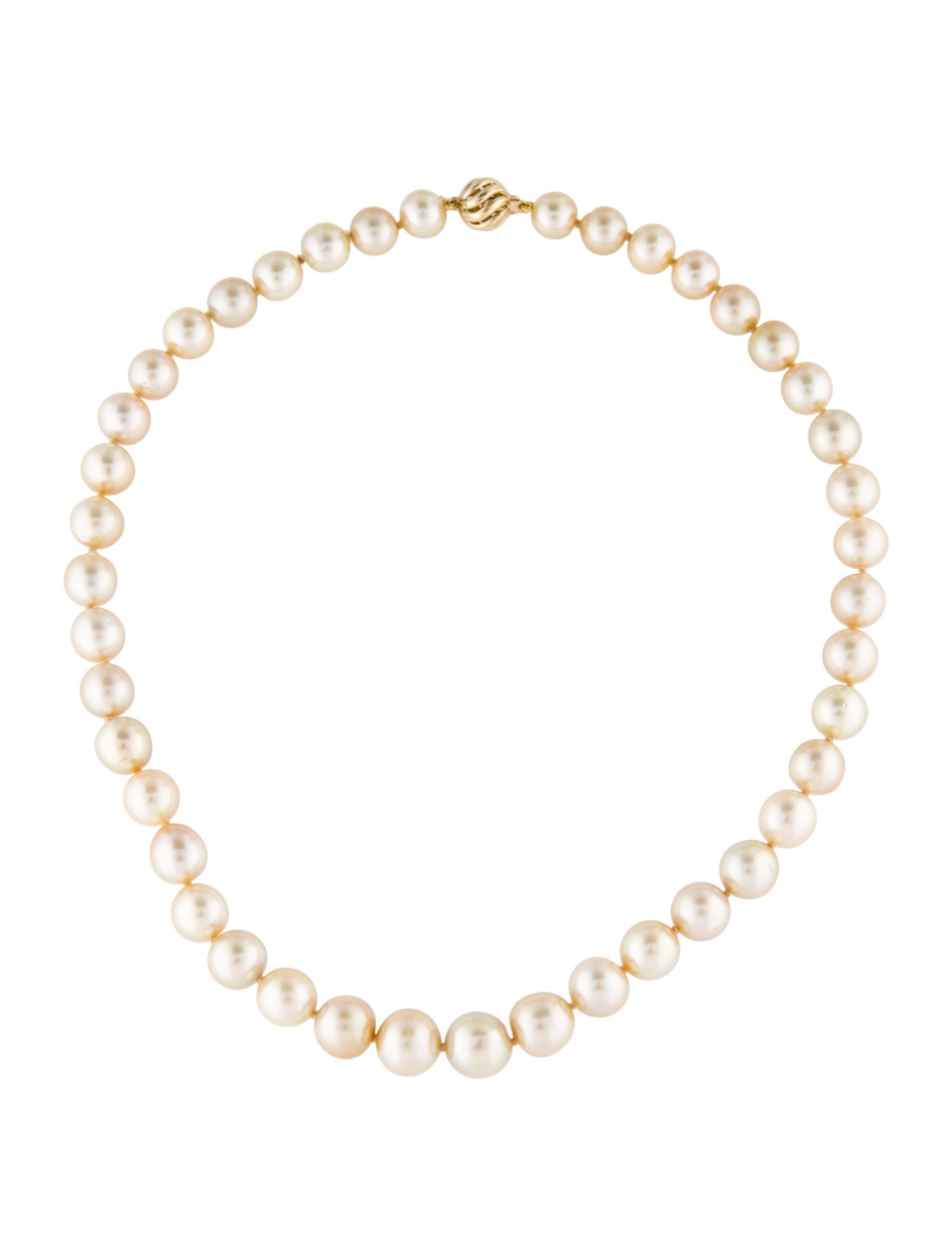 Necklace 14K Pearl Bead Strand