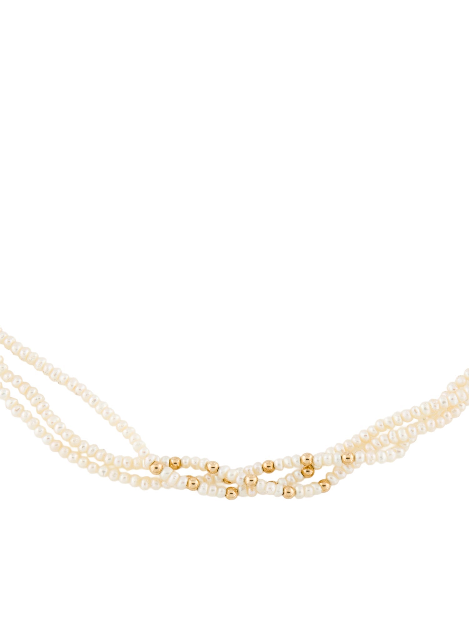 Necklace 14K Pearl Multistrand