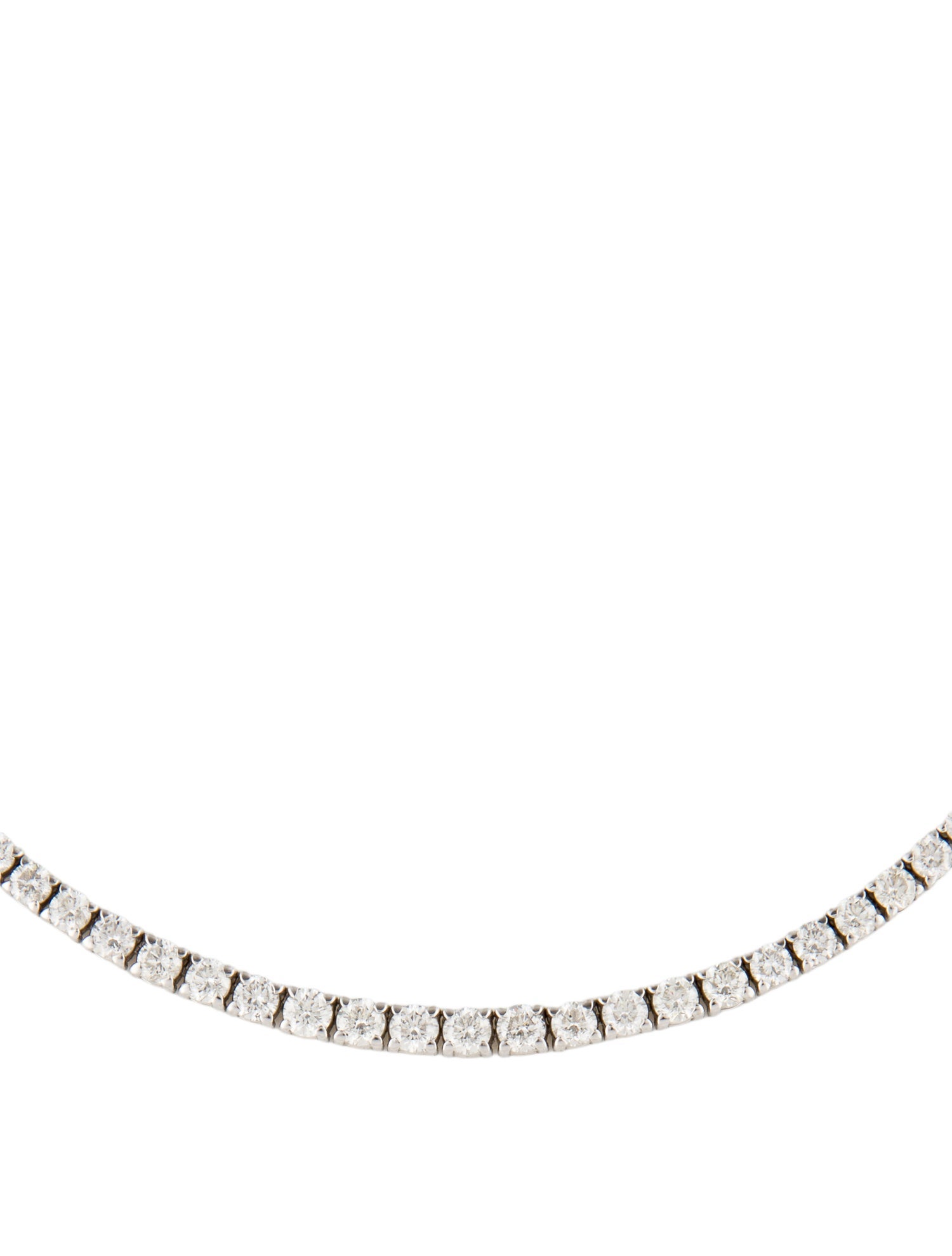 Necklace 14K 8.97ctw Tennis