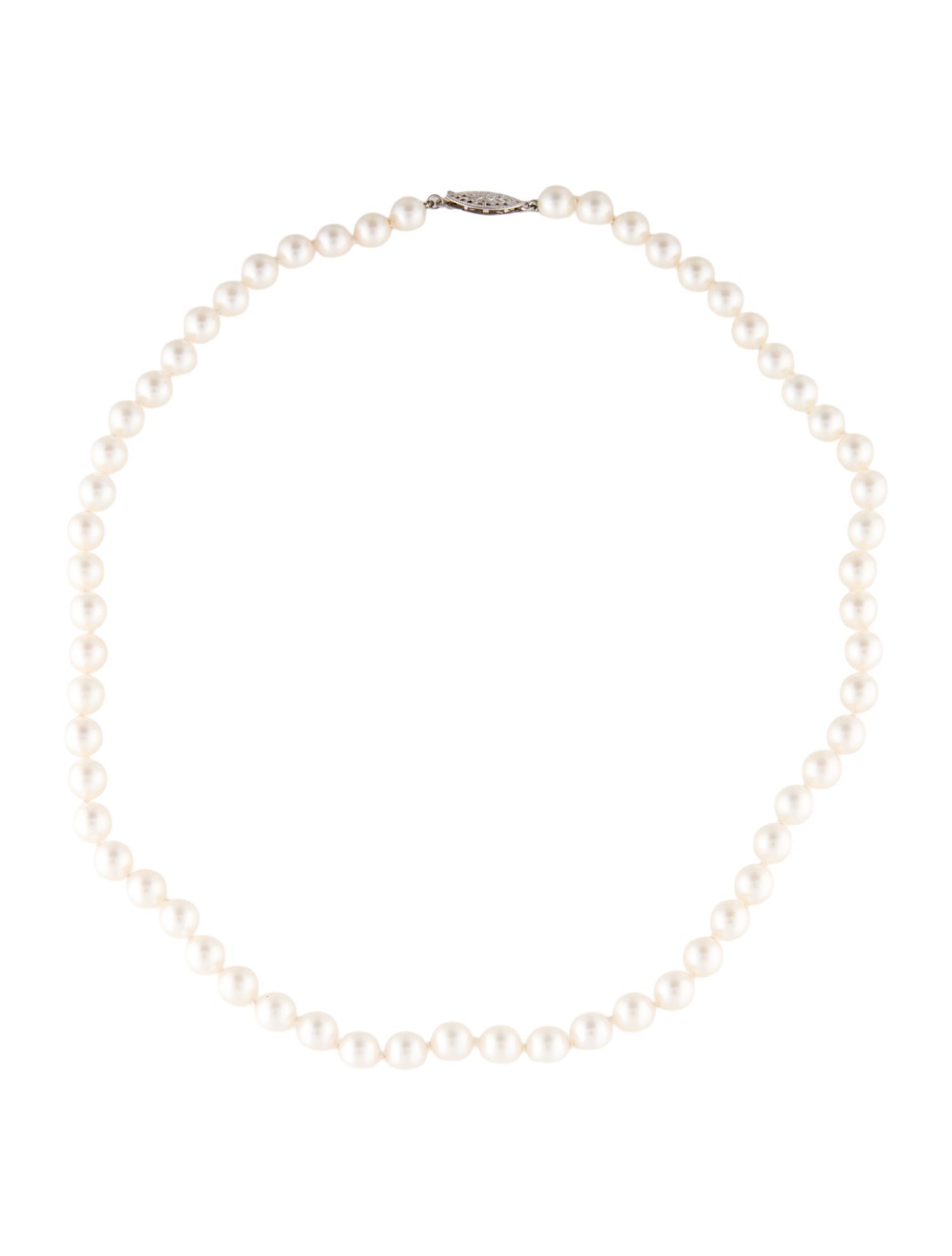 Necklace 14K Pearl Bead Strand