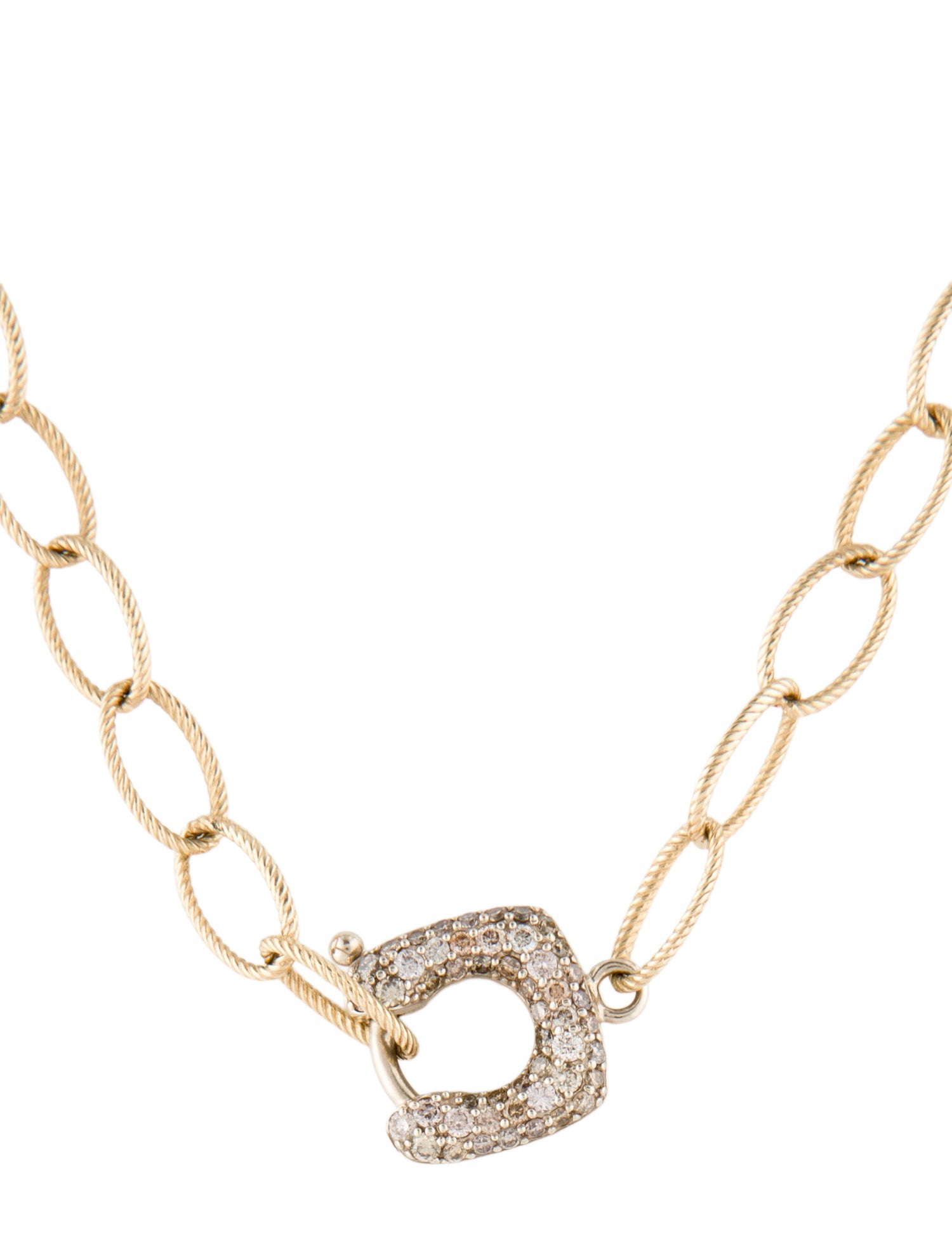 Necklace 14K Diamond Chain Collar