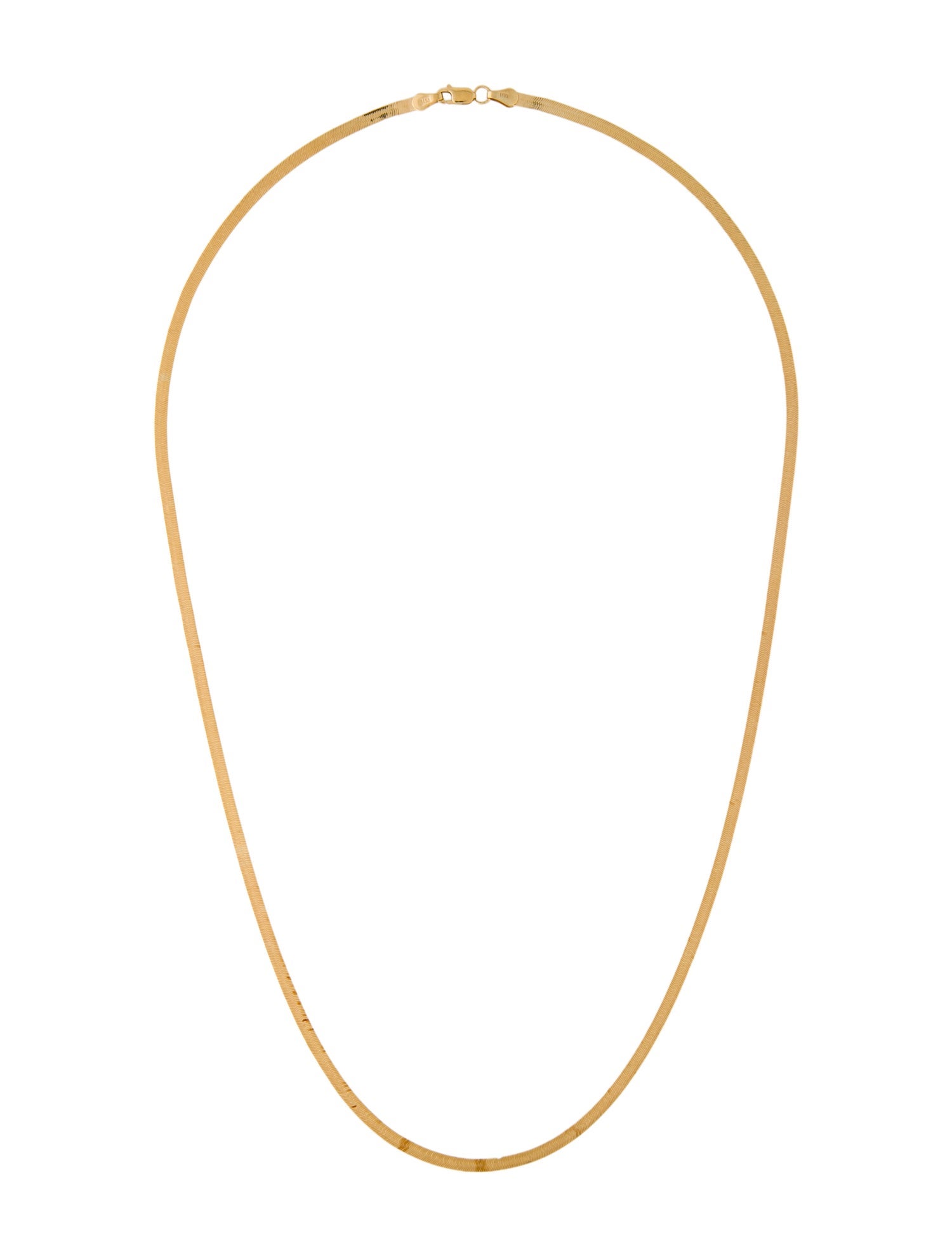 Necklace 14K Herringbone Chain