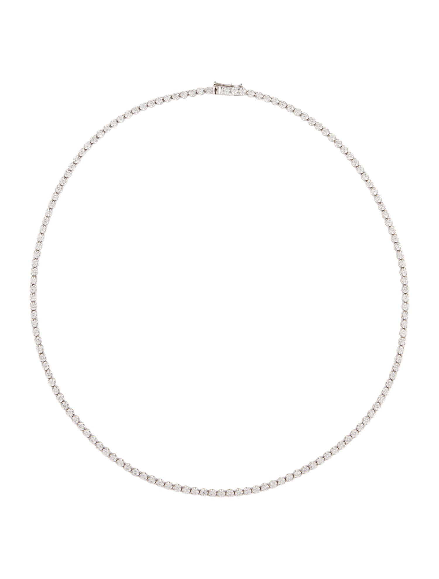 Necklace 14K 4.00ctw Diamond Tennis