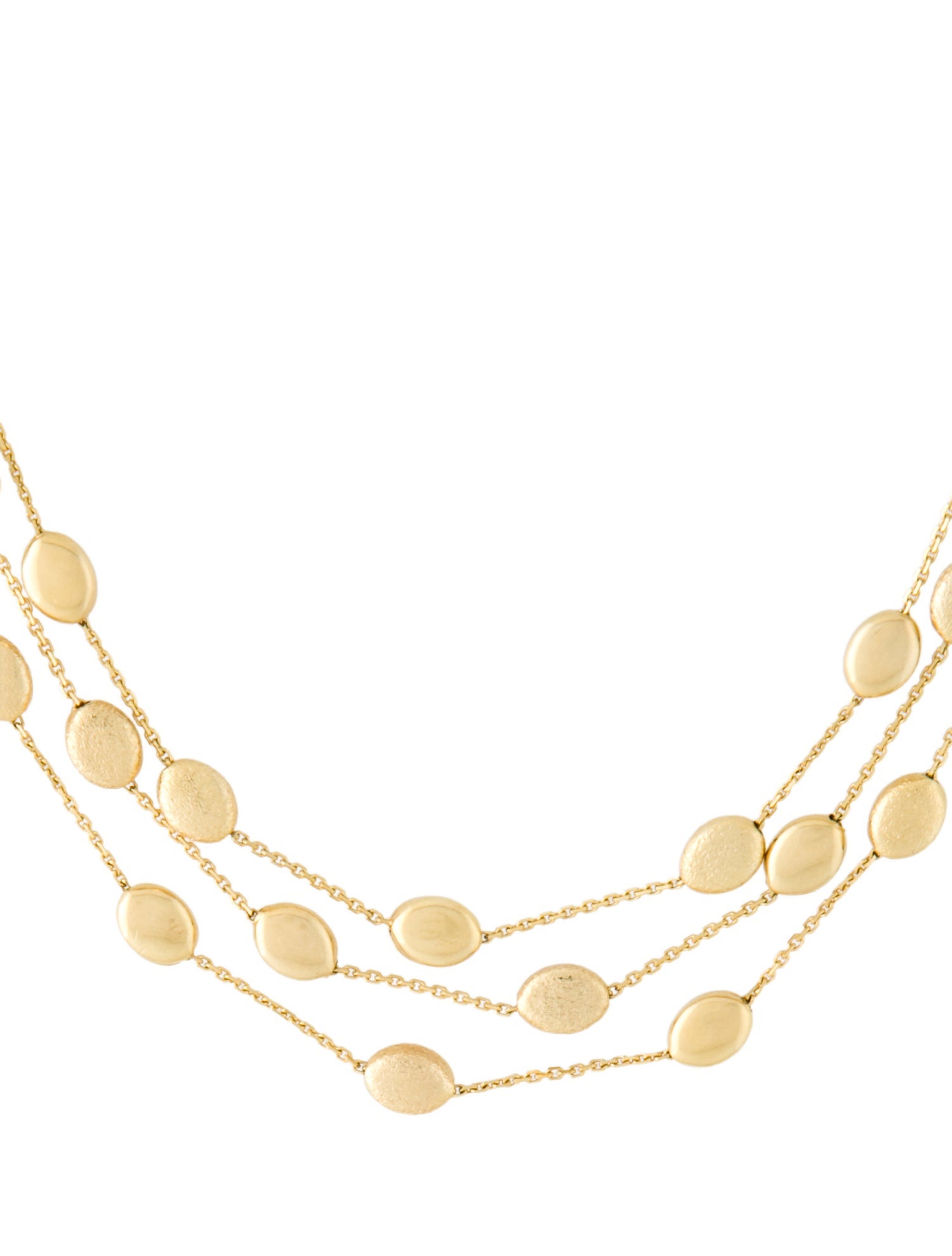 Necklace 14K Multistrand Station