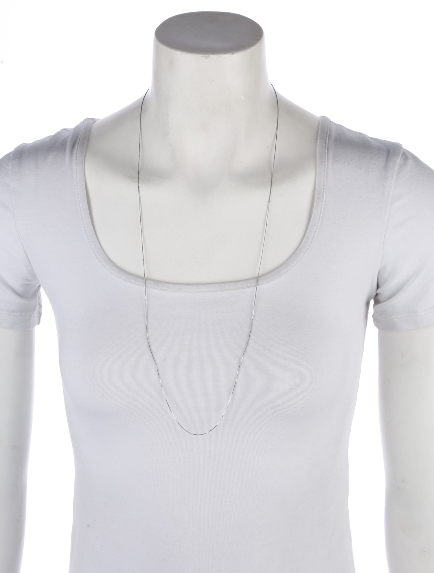 Necklace 10K Long Box Chain