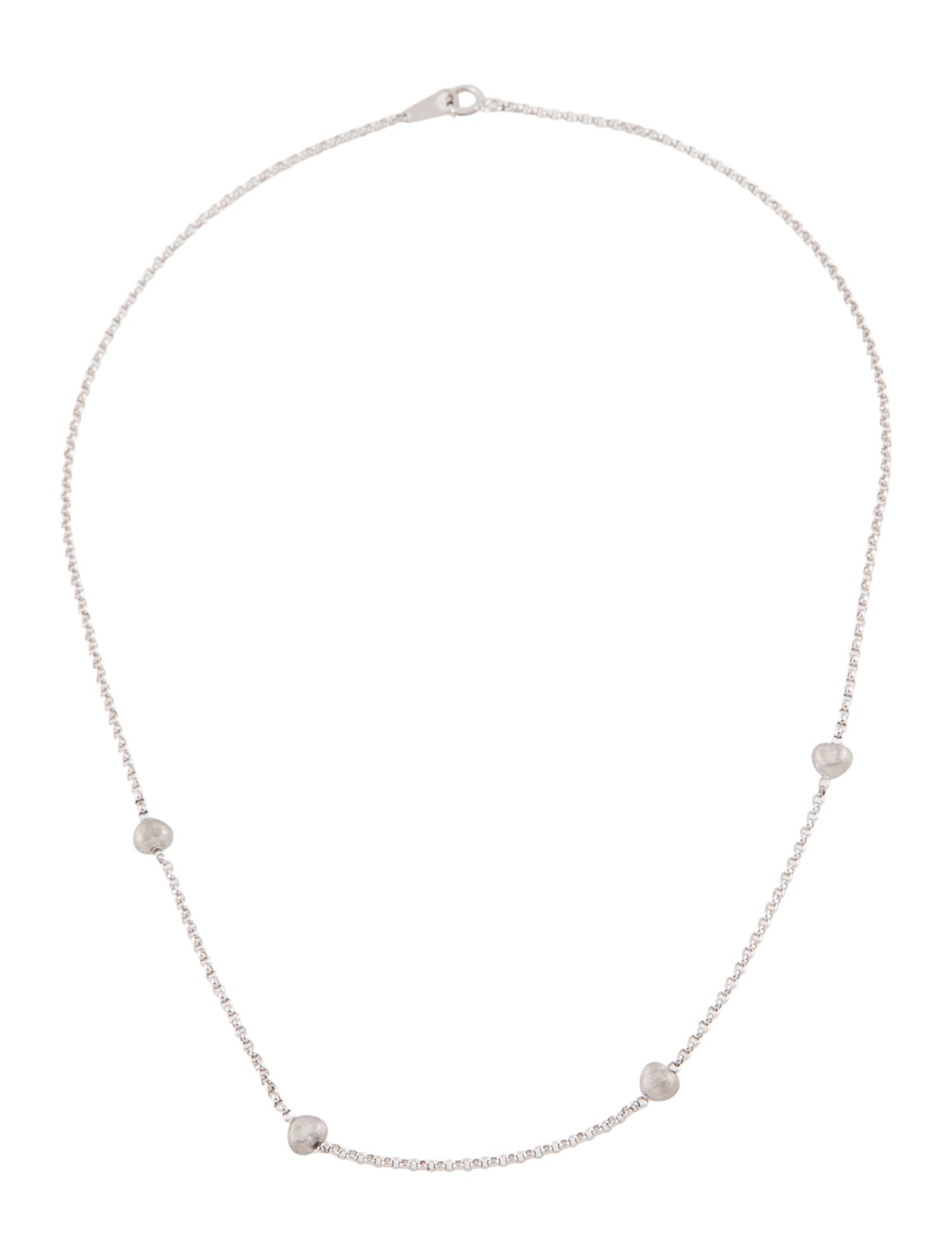 Necklace 18K Heart Station