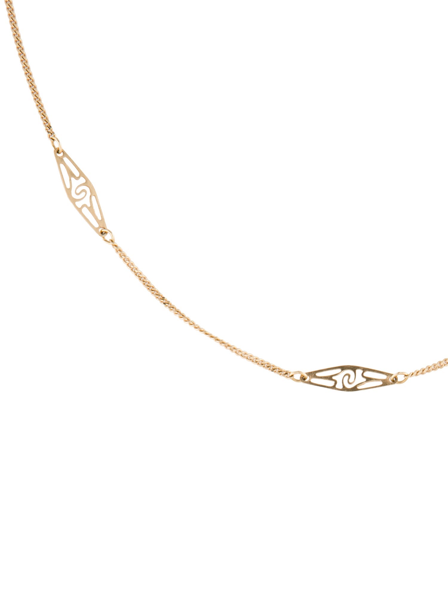 Necklace 14K Chain Station
