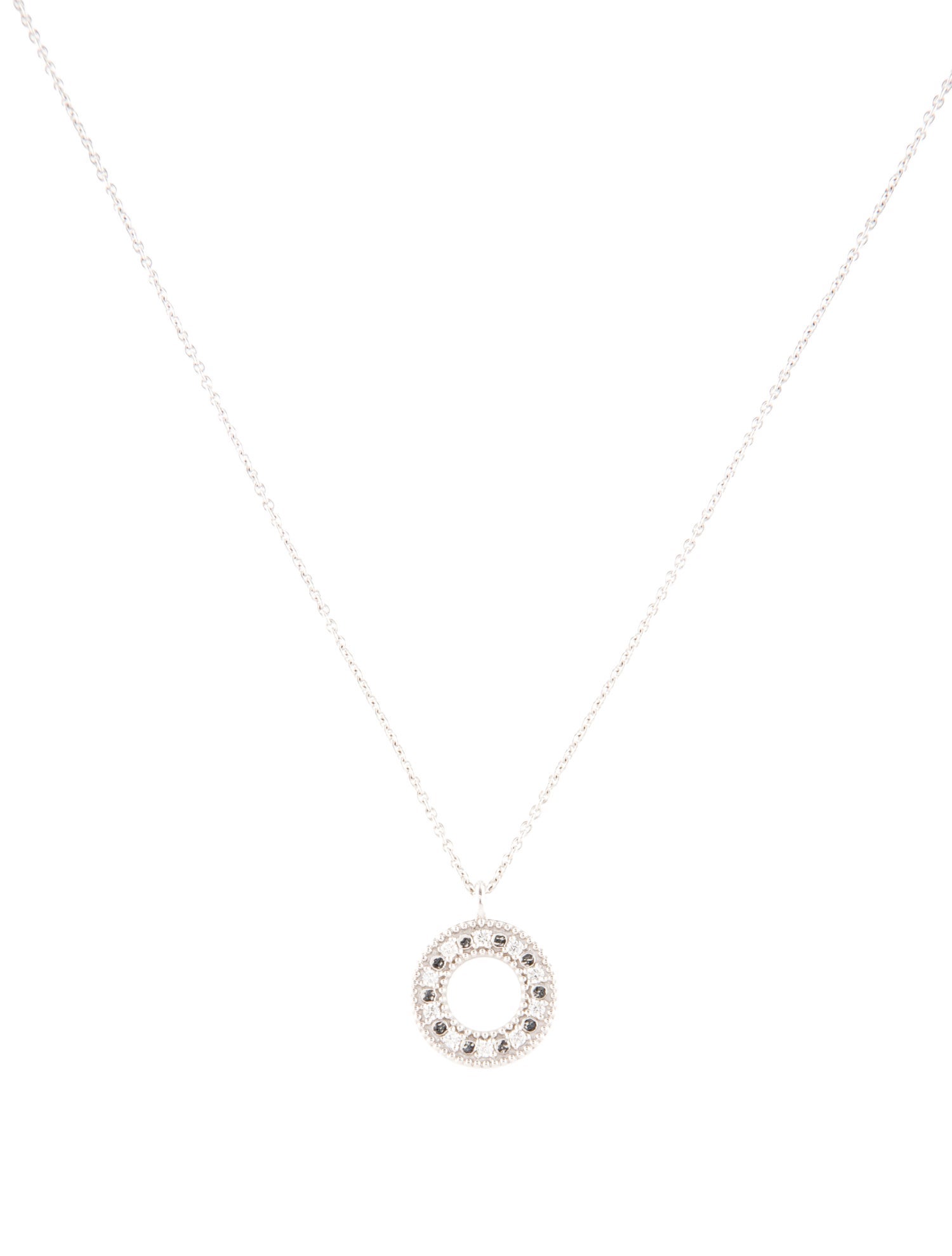 Necklace 14K Lab-Grown Diamond Circle Pendant